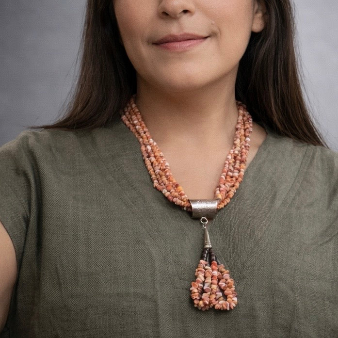 Heishi Oyster Necklace