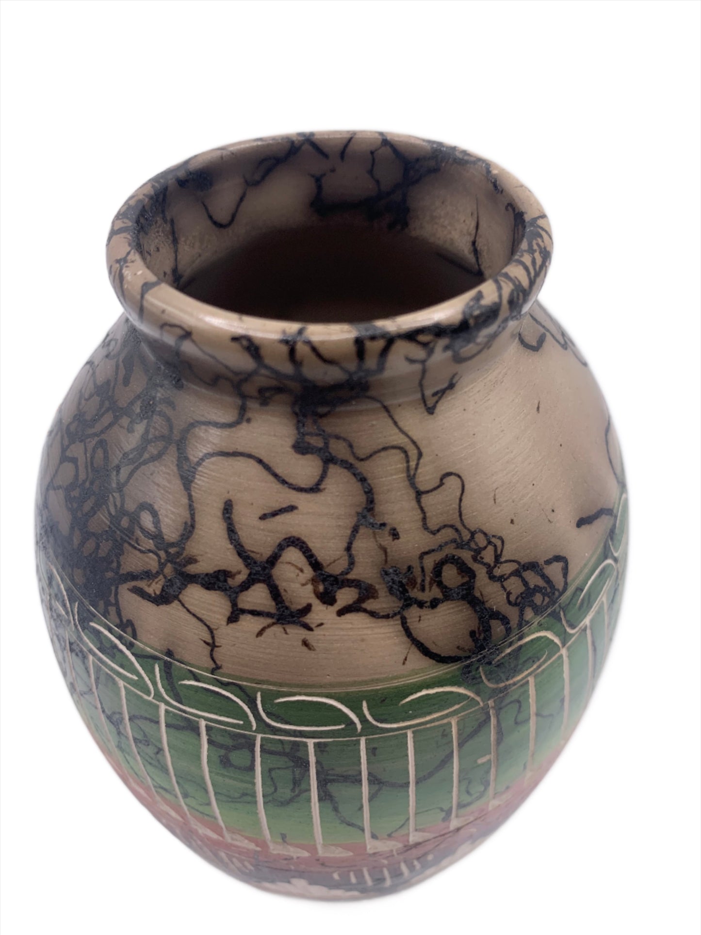Navajo Etched Hand Crafted Pottery