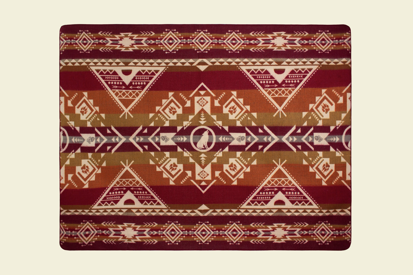 Southwest Saddle Throw Copper Canyon Ultra-Soft Alpaca Wool Blanket