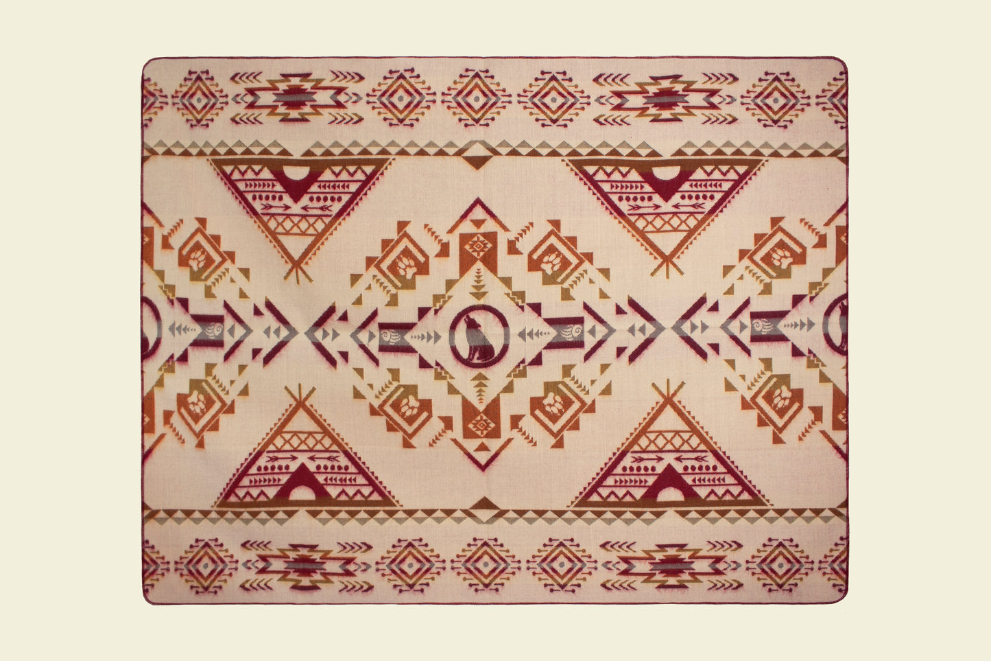 Southwest Saddle Throw Copper Canyon Ultra-Soft Alpaca Wool Blanket