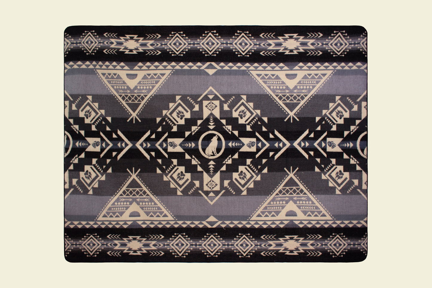 Southwest Saddle Throw Navajo Ultra-Soft Alpaca Wool Blanket