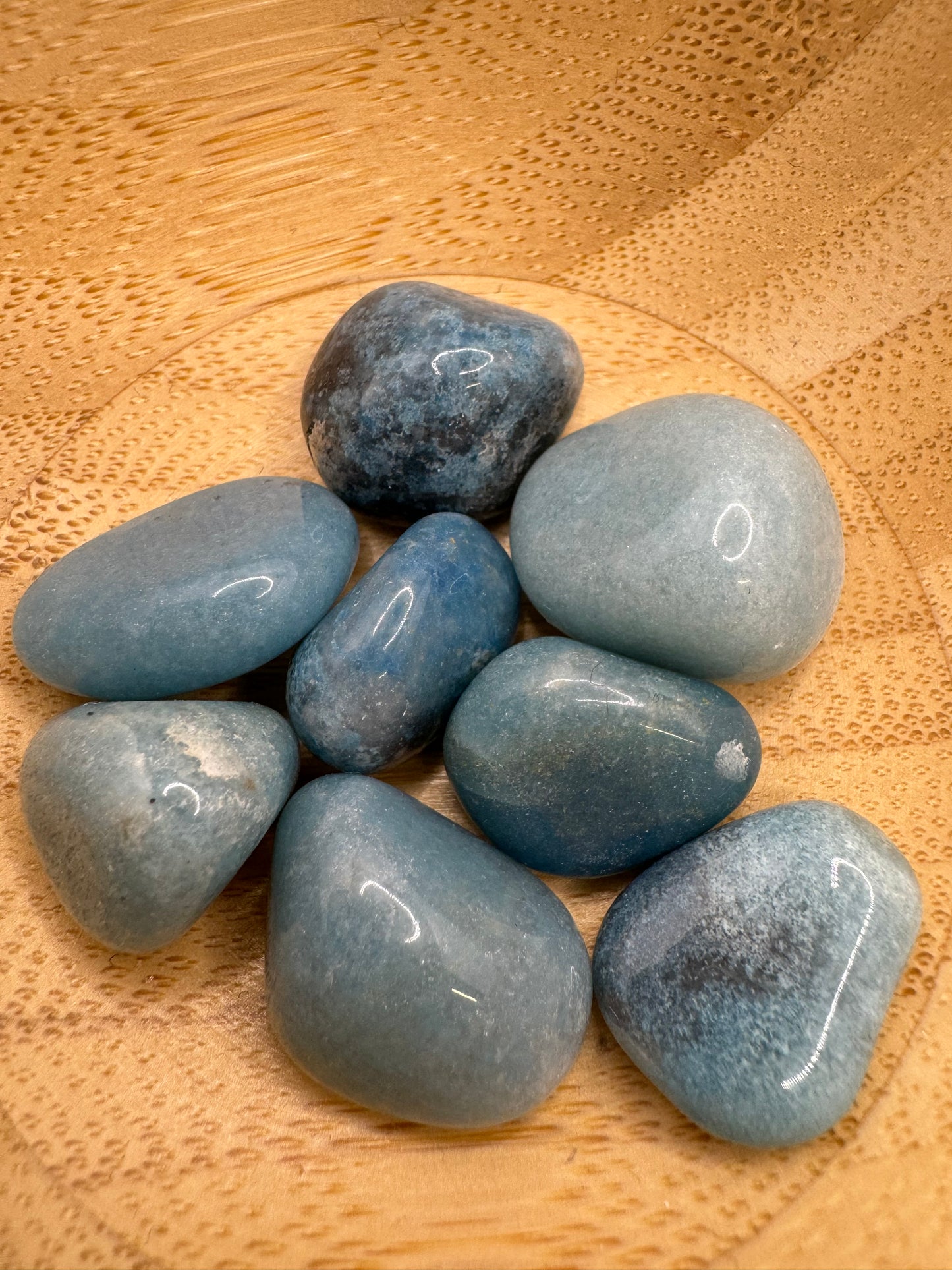 Natural Blue Apatite Stones – Manifestation, Clarity & Psychic Awakening