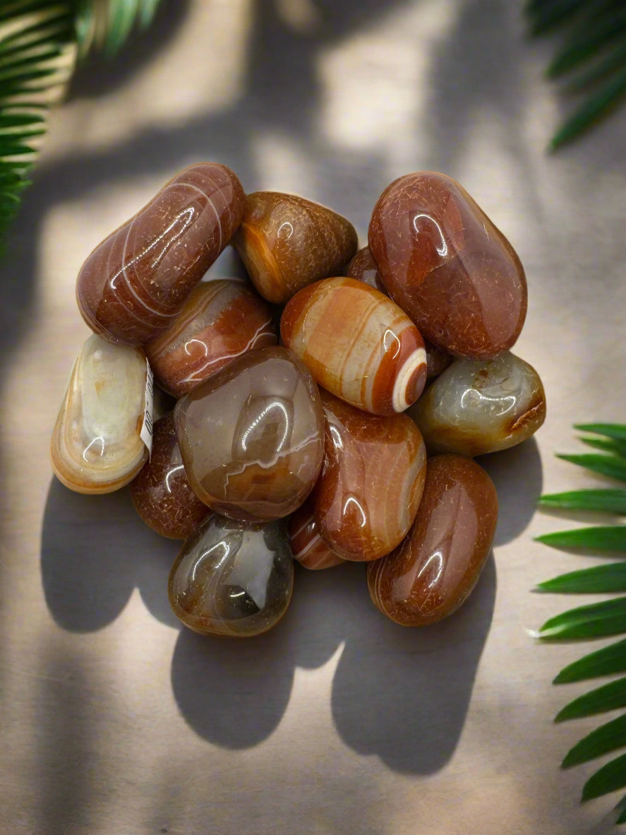Carnelian Tumbled Stones – Vitality, Passion & Creativity