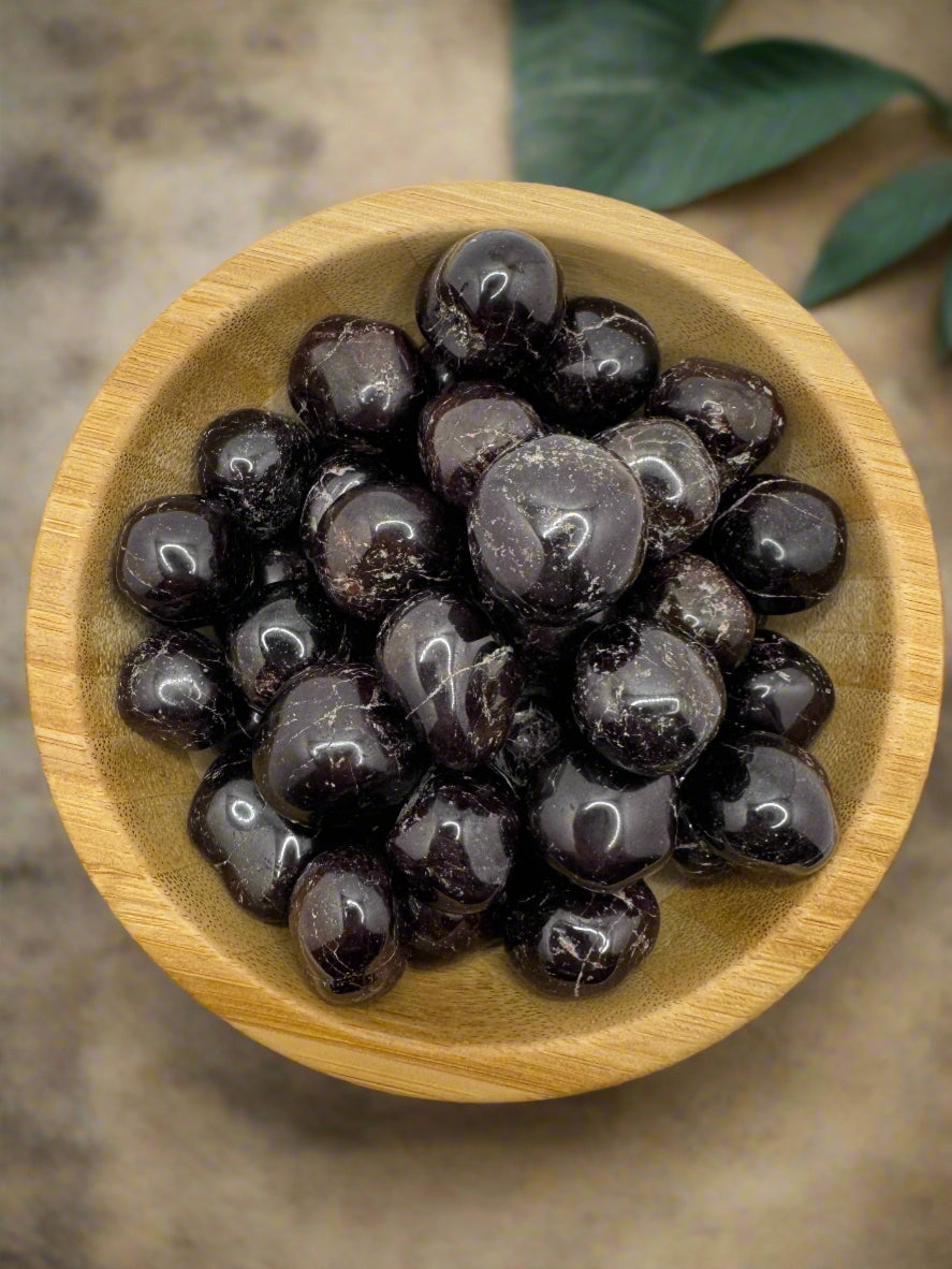 Natural Garnet Stones – Passion, Strength & Root Chakra Healing