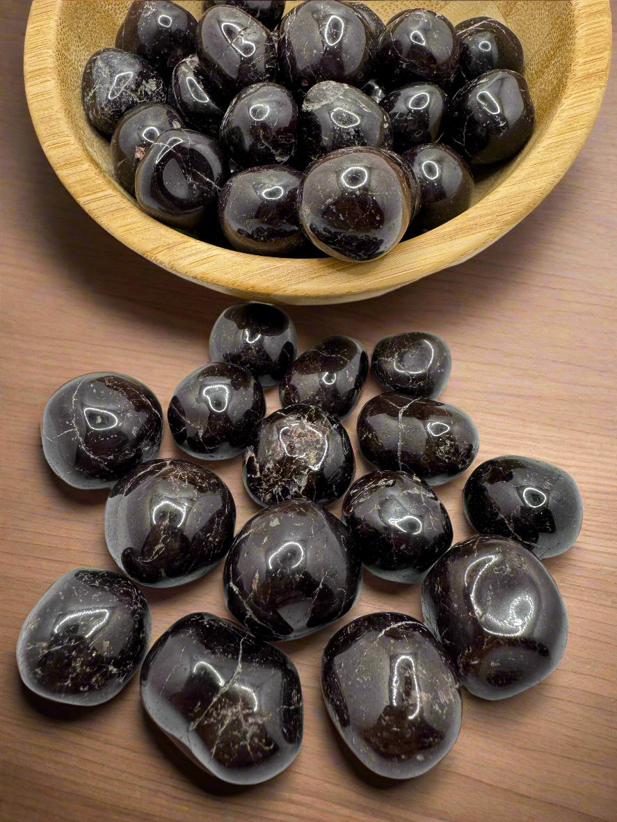 Natural Garnet Stones – Passion, Strength & Root Chakra Healing