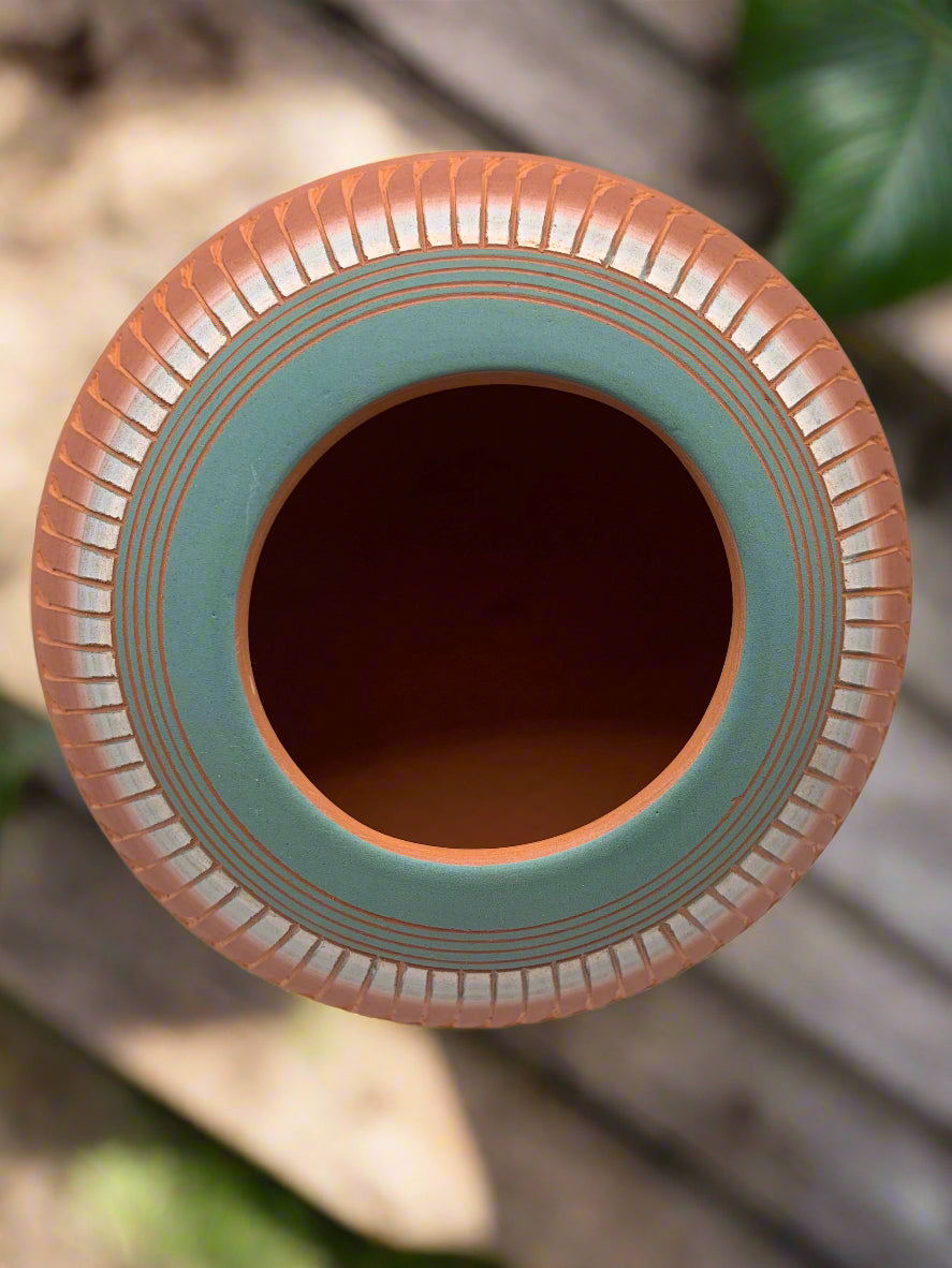 Navajo Etched Pottery By Michael Charlie