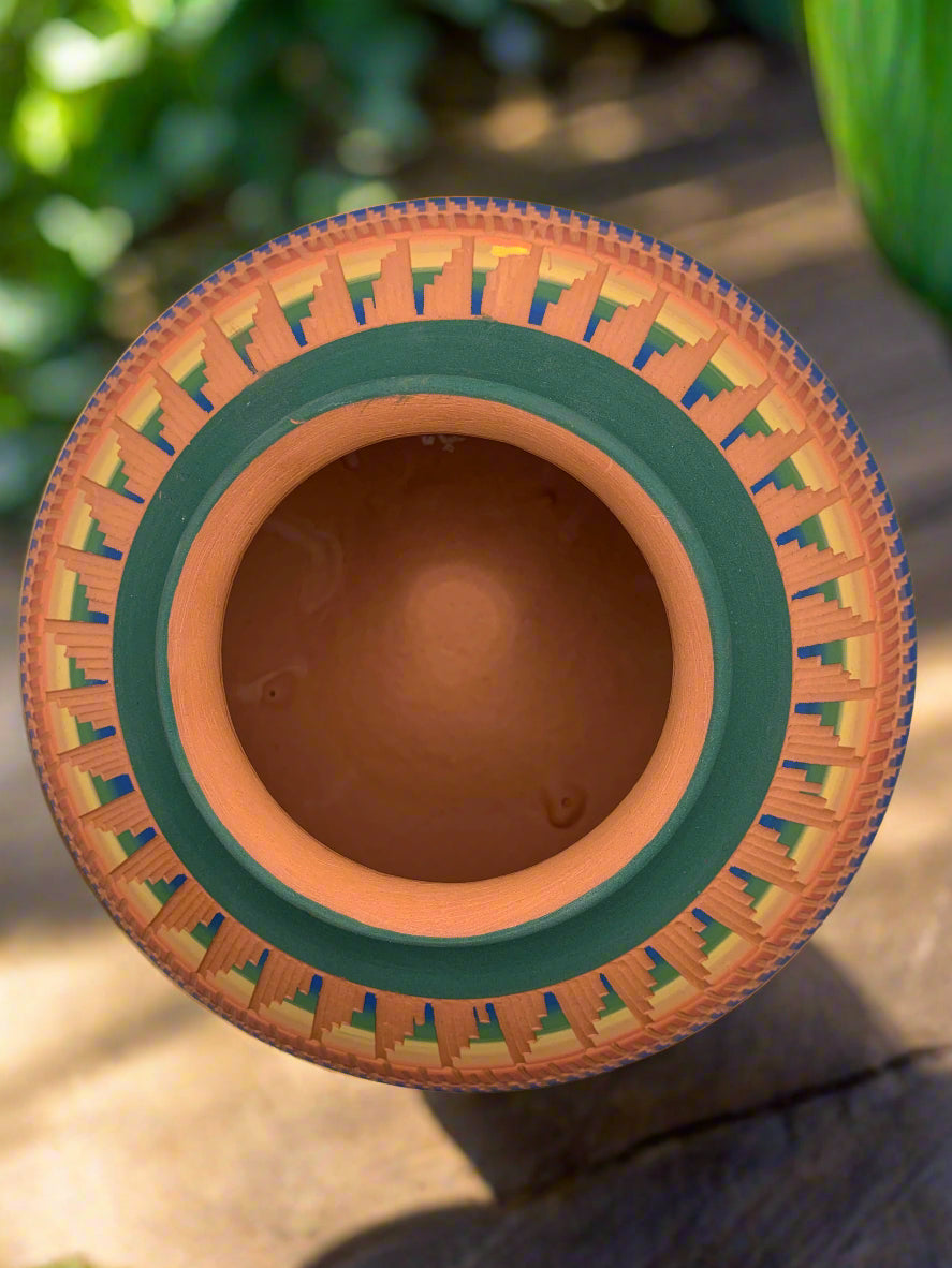 Navajo Etched Pottery By Michael Charlie