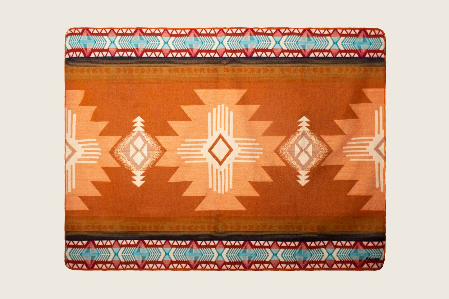 Southwest Saddle Throw - Desert Sun Ultra-Soft Alpaca Wool Blanket