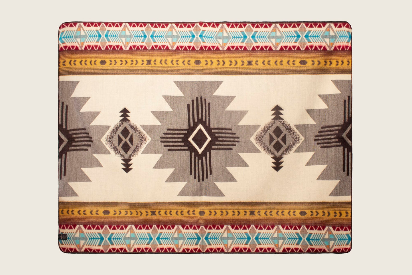 Southwest Saddle Throw Sedona Spirit Ultra-Soft Alpaca Wool Blanket