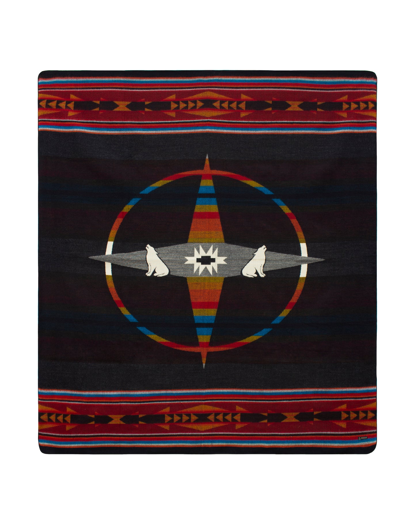 Ultra-Soft Alpaca Wool Southwest Queen Blanket - Wolf Haven