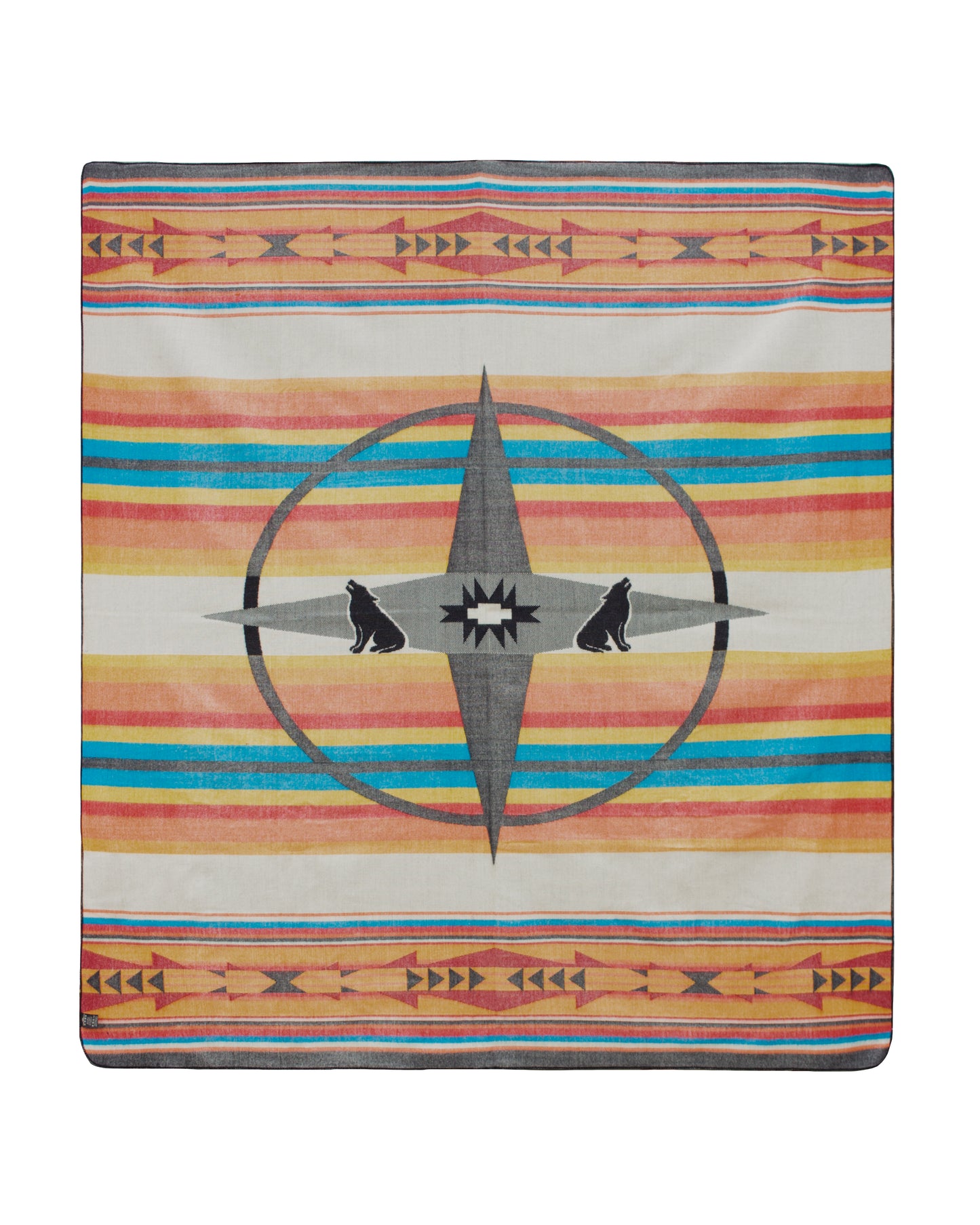 Ultra-Soft Alpaca Wool Southwest Queen Blanket - Wolf Haven