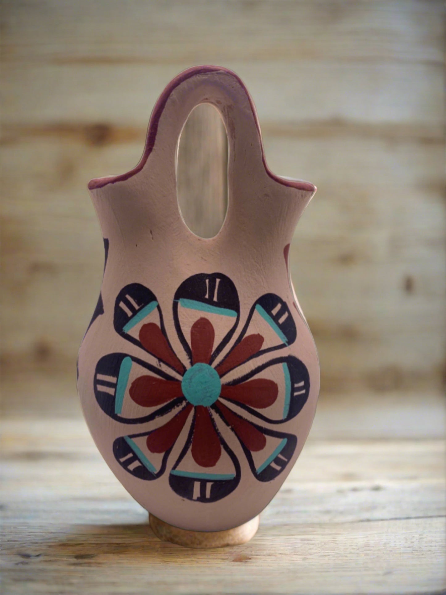 Acoma Pueblo Sacred Unity Wedding Vase by Chinana Jemez