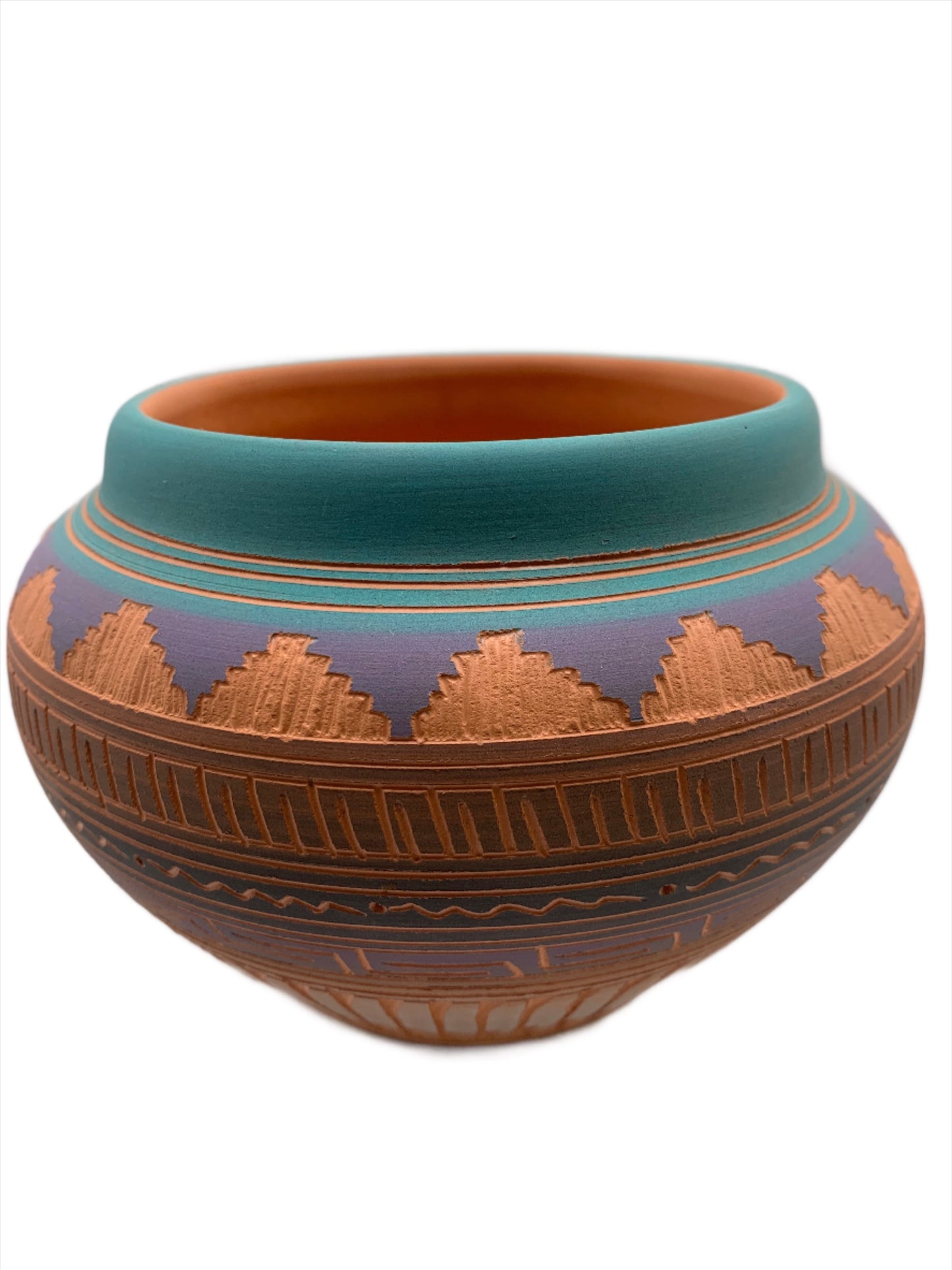 Navajo Etched Pottery By Michael Charlie
