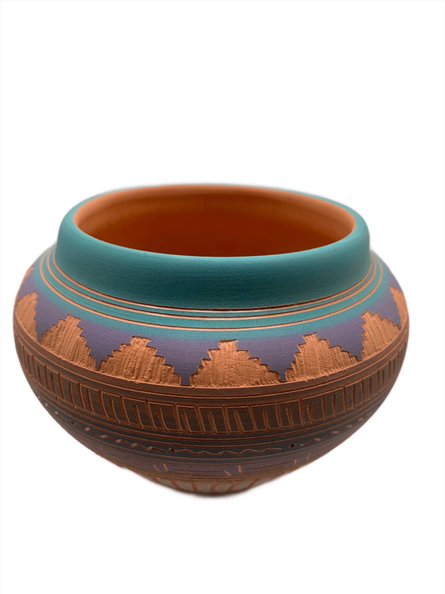 Navajo Etched Pottery By Michael Charlie