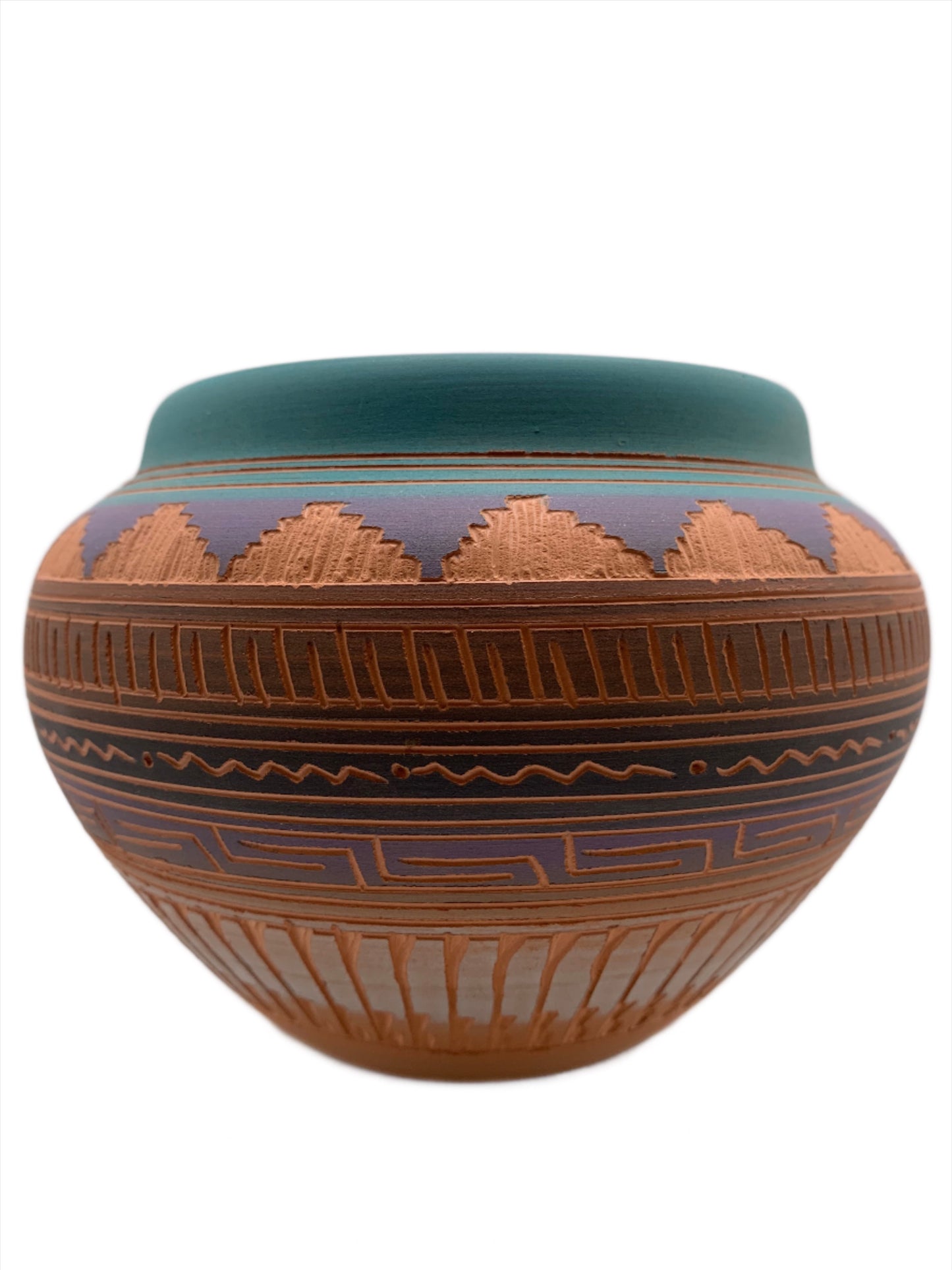Navajo Etched Pottery By Michael Charlie