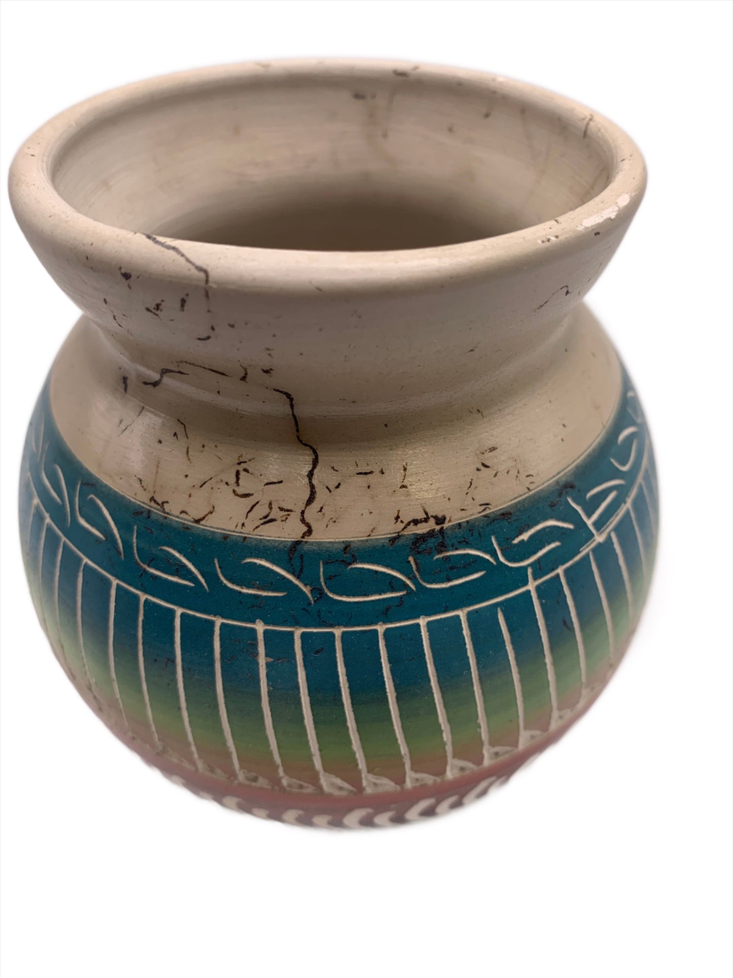 Navajo Etched Hand Crafted Pottery