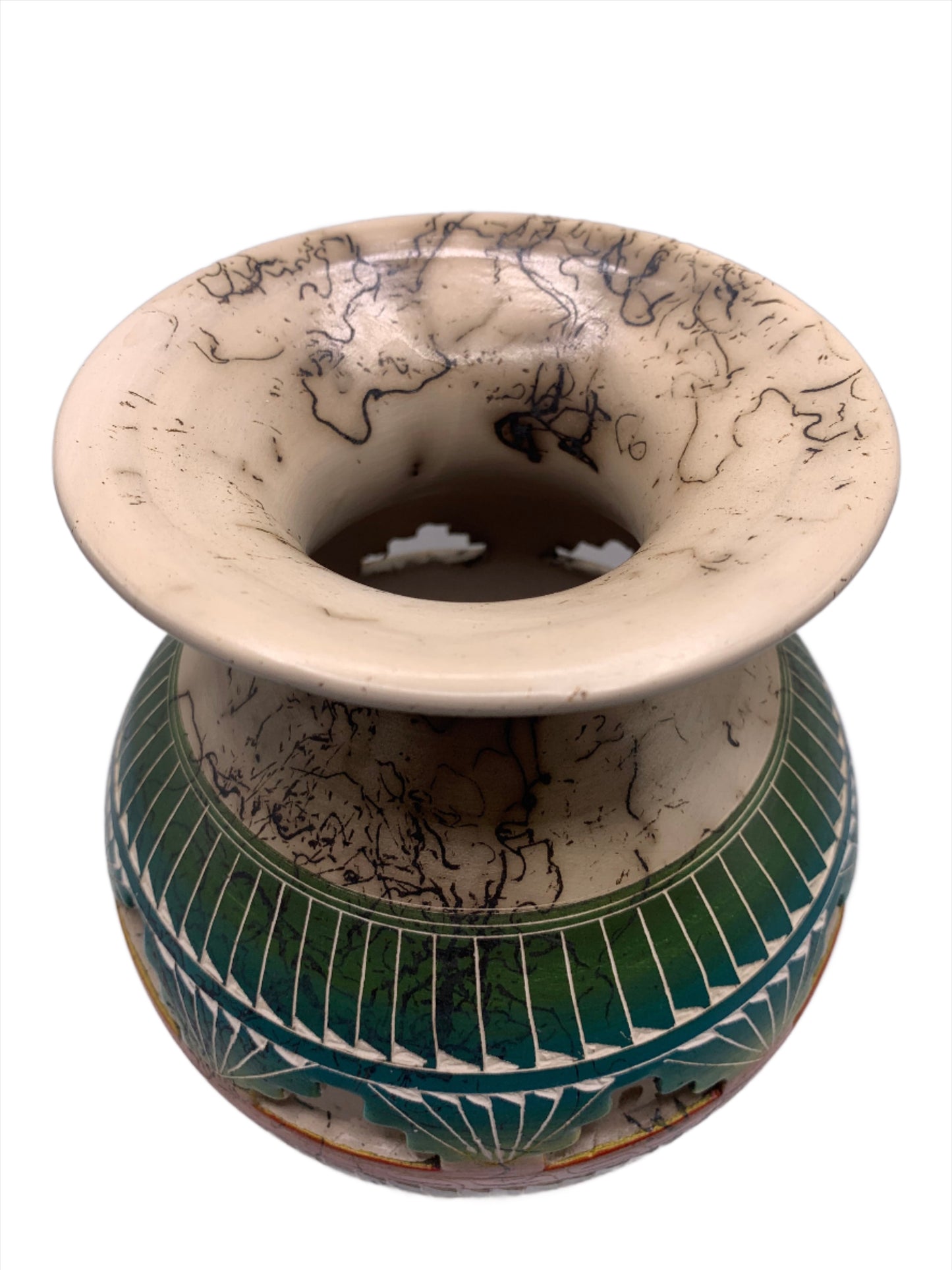 Navajo Etched Hand Crafted Pottery
