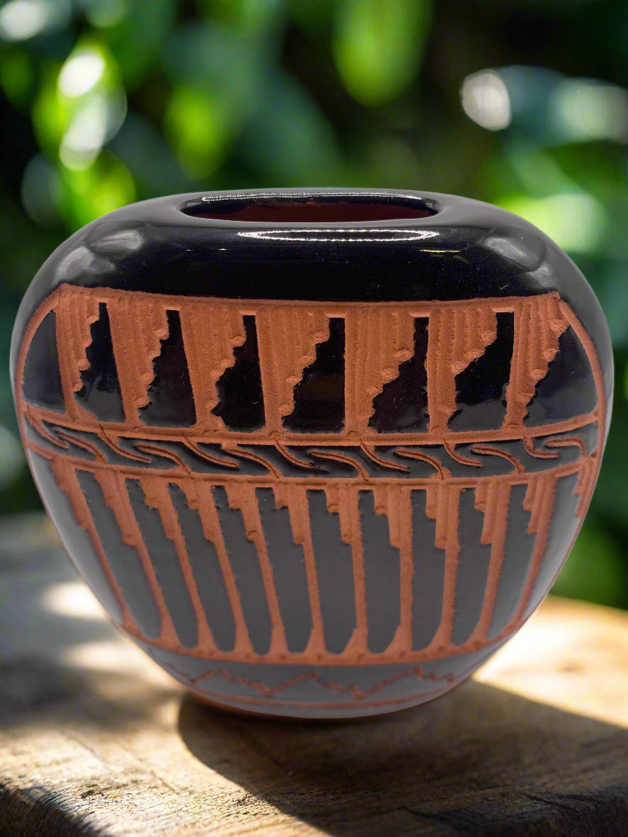 Navajo Etched Pottery