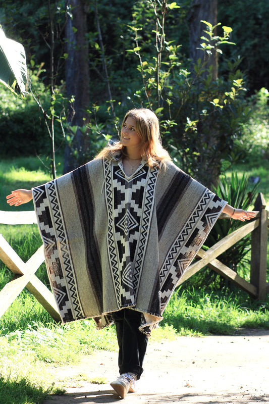 Howling Wolf Poncho