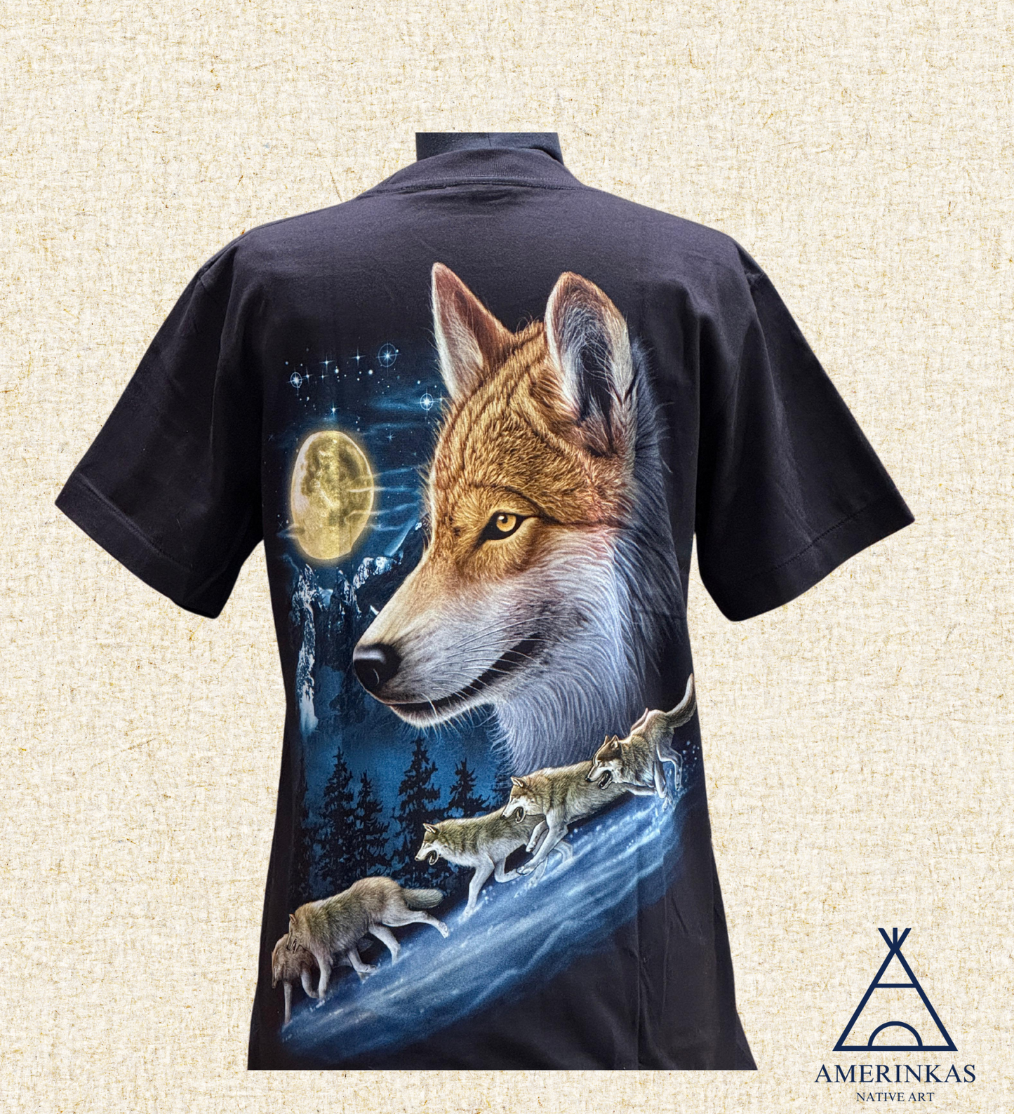 Wolf Spirit Moon T-shirt