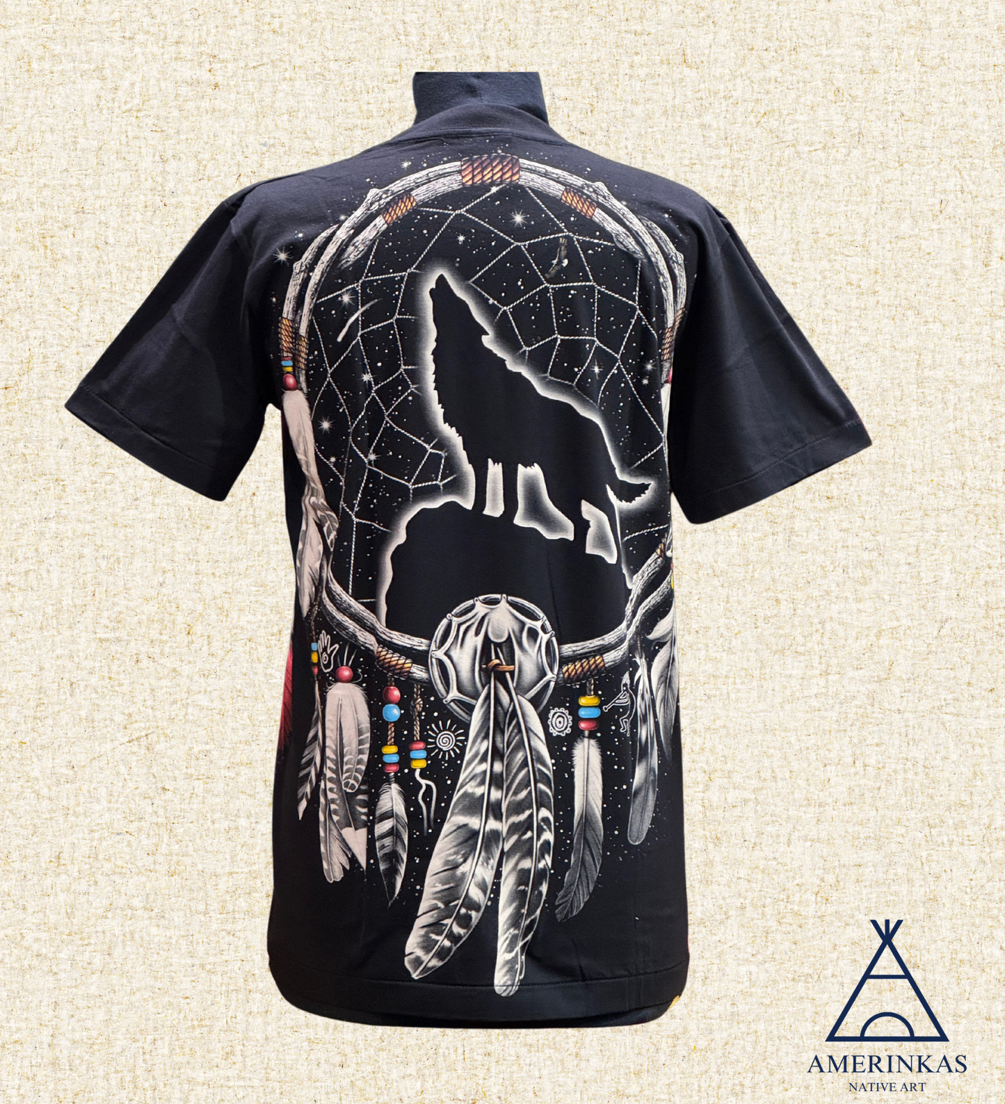 Sacred Warrior & Wolf T-Shirt