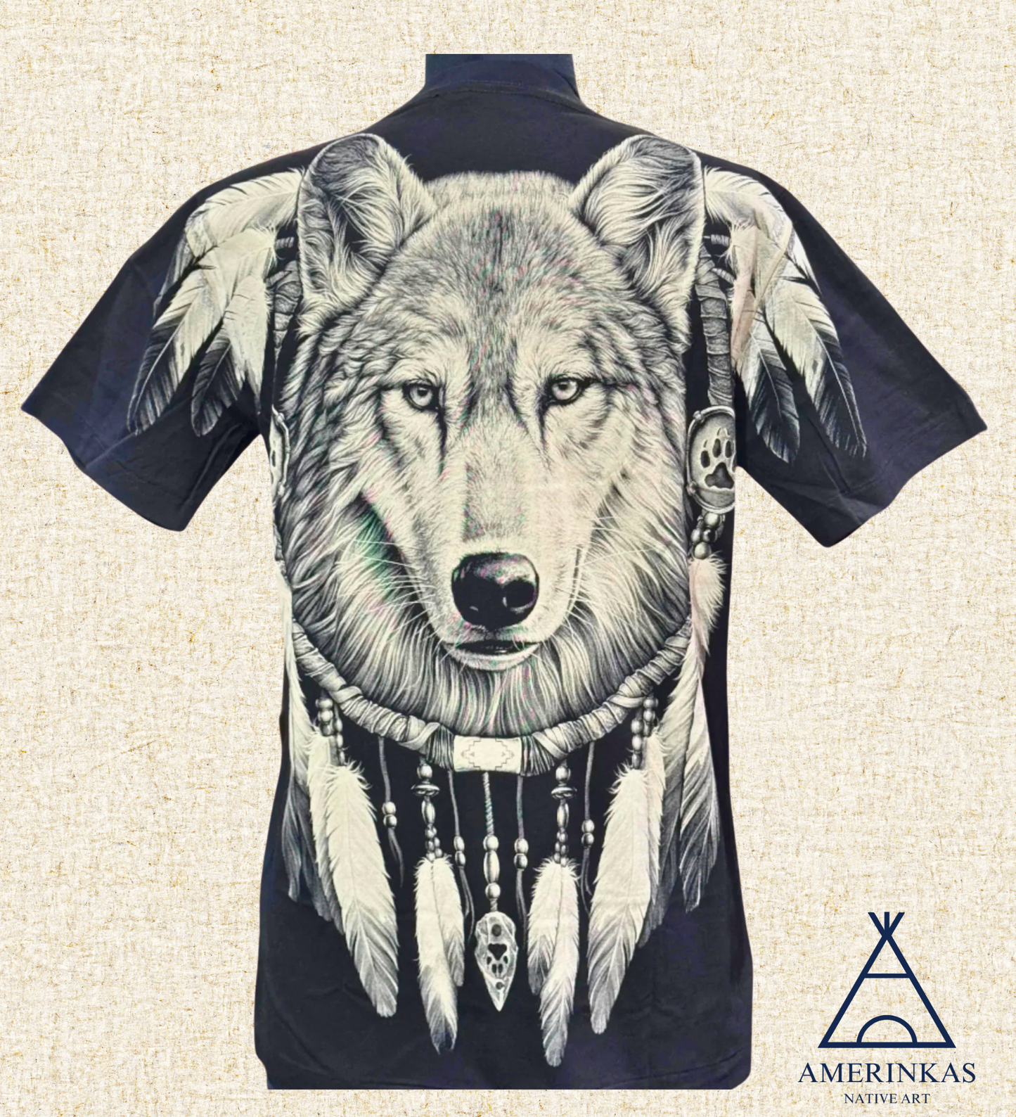 Tribal Wolf Guardian T-shirt