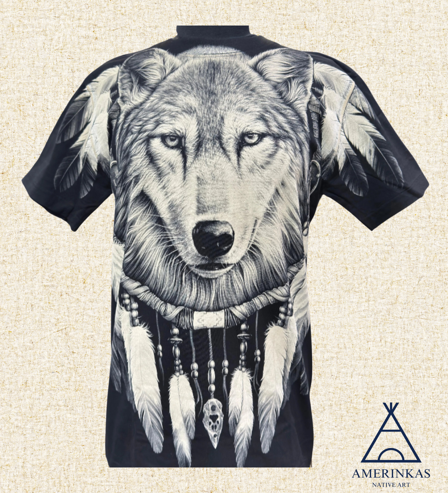 Tribal Wolf Guardian T-shirt