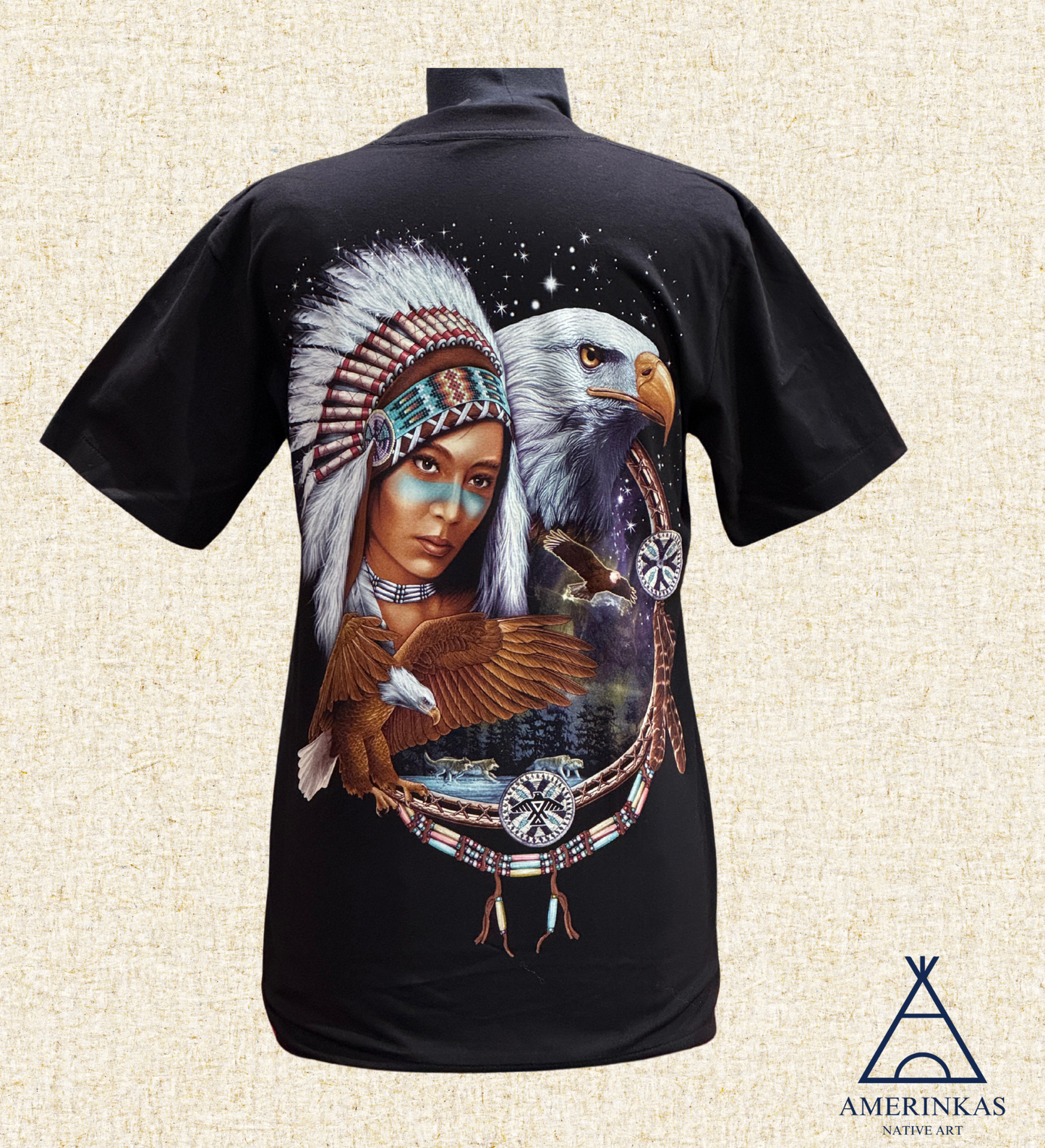 Eagle Spirit & Warrior Woman T-Shirt
