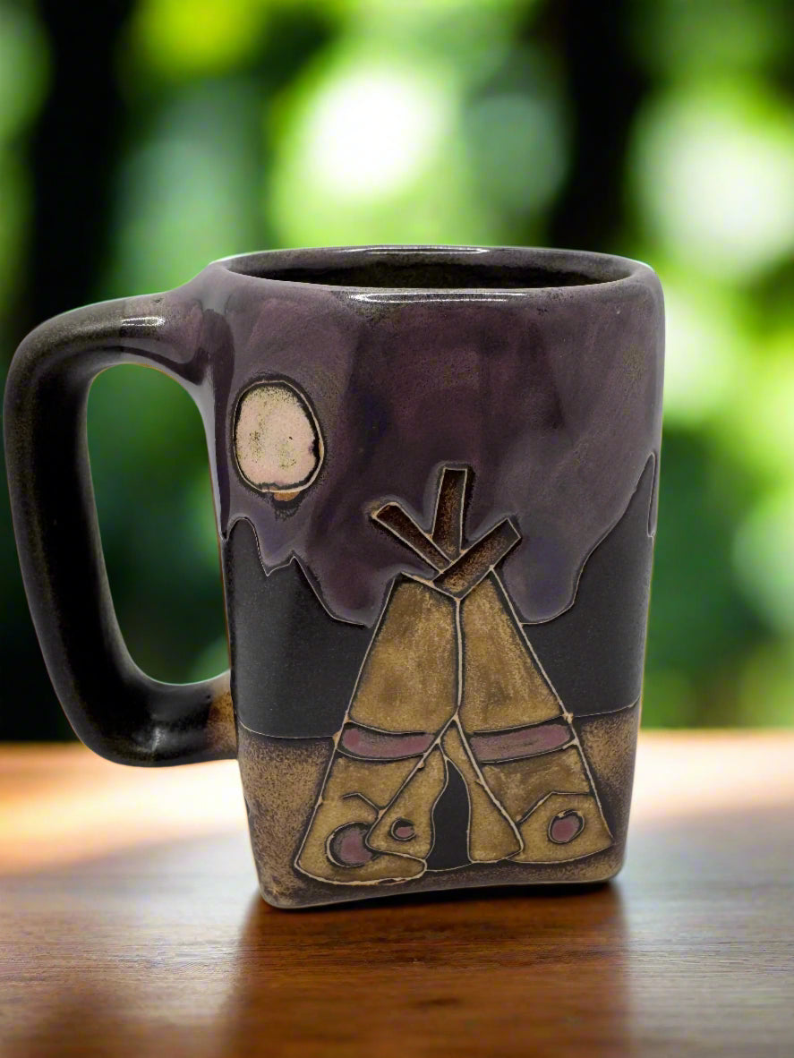 Teepee & Fire Mug