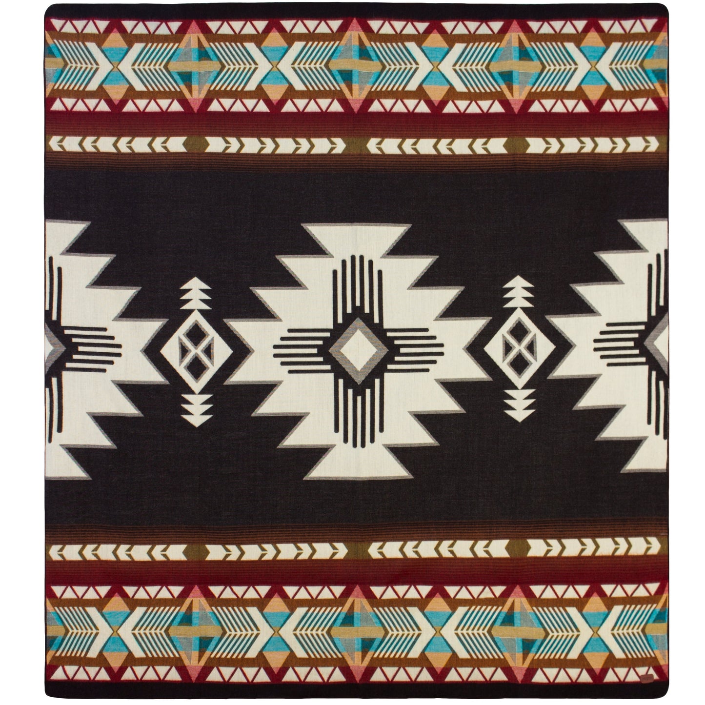 Ultra-Soft Alpaca Wool Southwest Queen Blanket - Buffalo Spirit