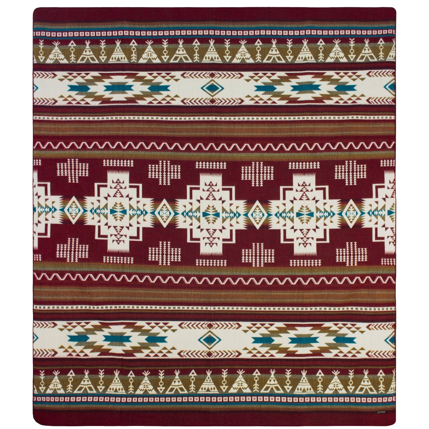 Ultra-Soft Alpaca Wool Southwest Queen Blanket - Bryce Canyon