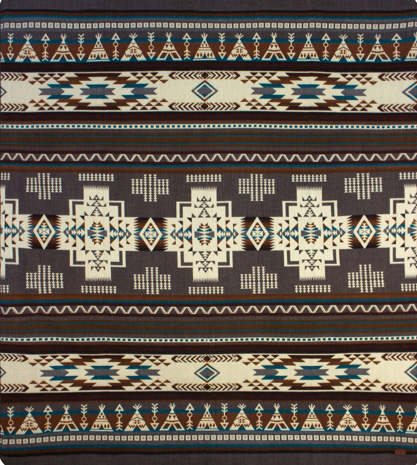 Ultra-Soft Alpaca Wool Southwest Queen Blanket - Cuyahoga Valley