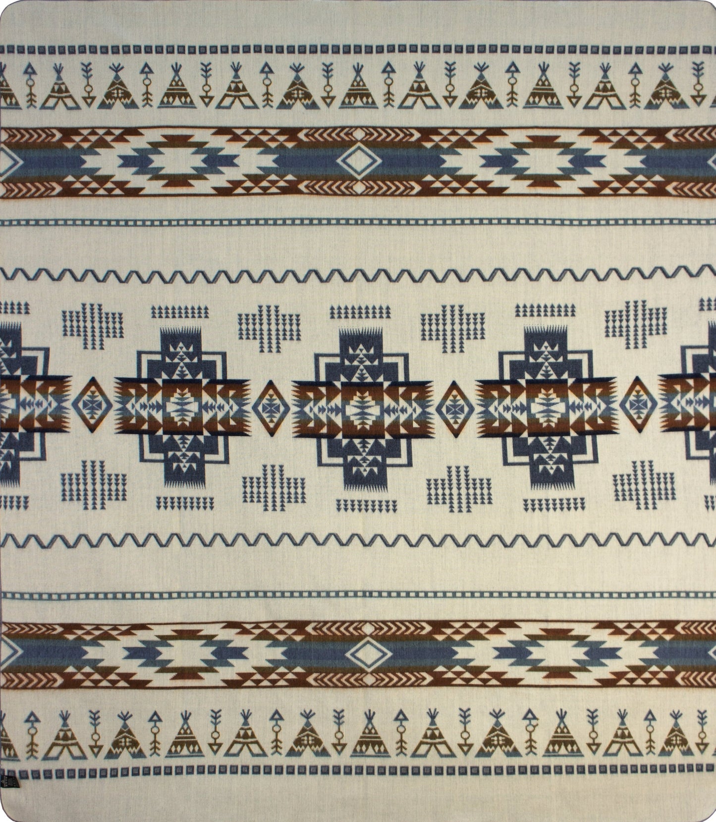 Ultra-Soft Alpaca Wool Southwest Queen Blanket - Shenandoah