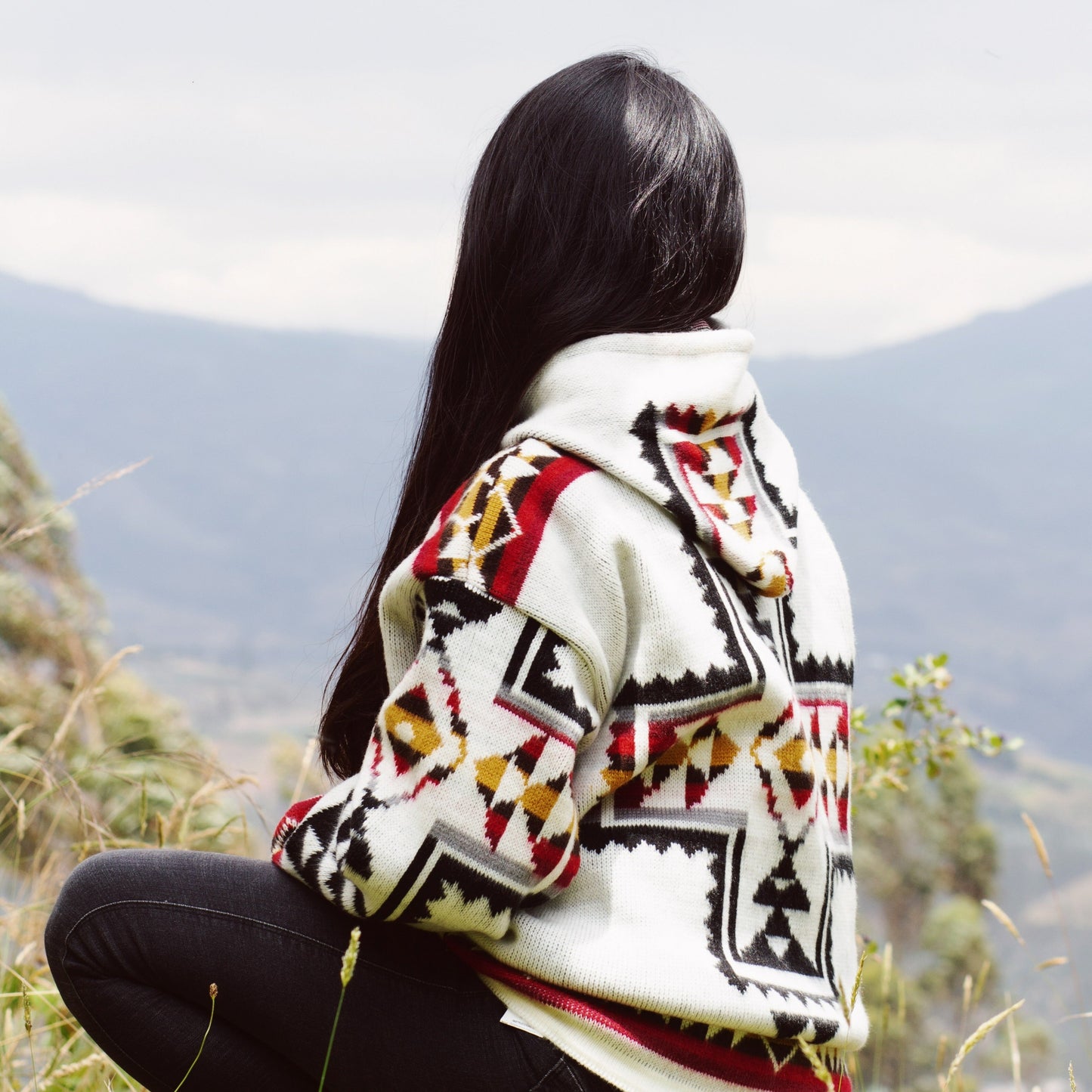 Indian Head Dress Wool Jacket