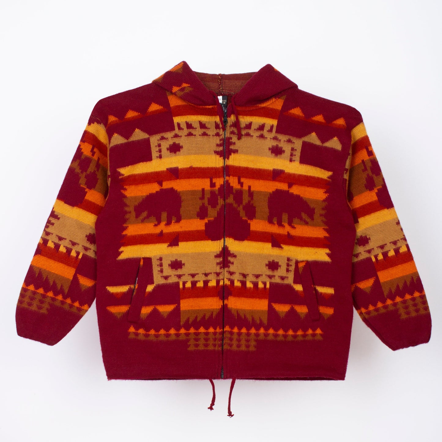 Orange Sunrise Wool Jacket