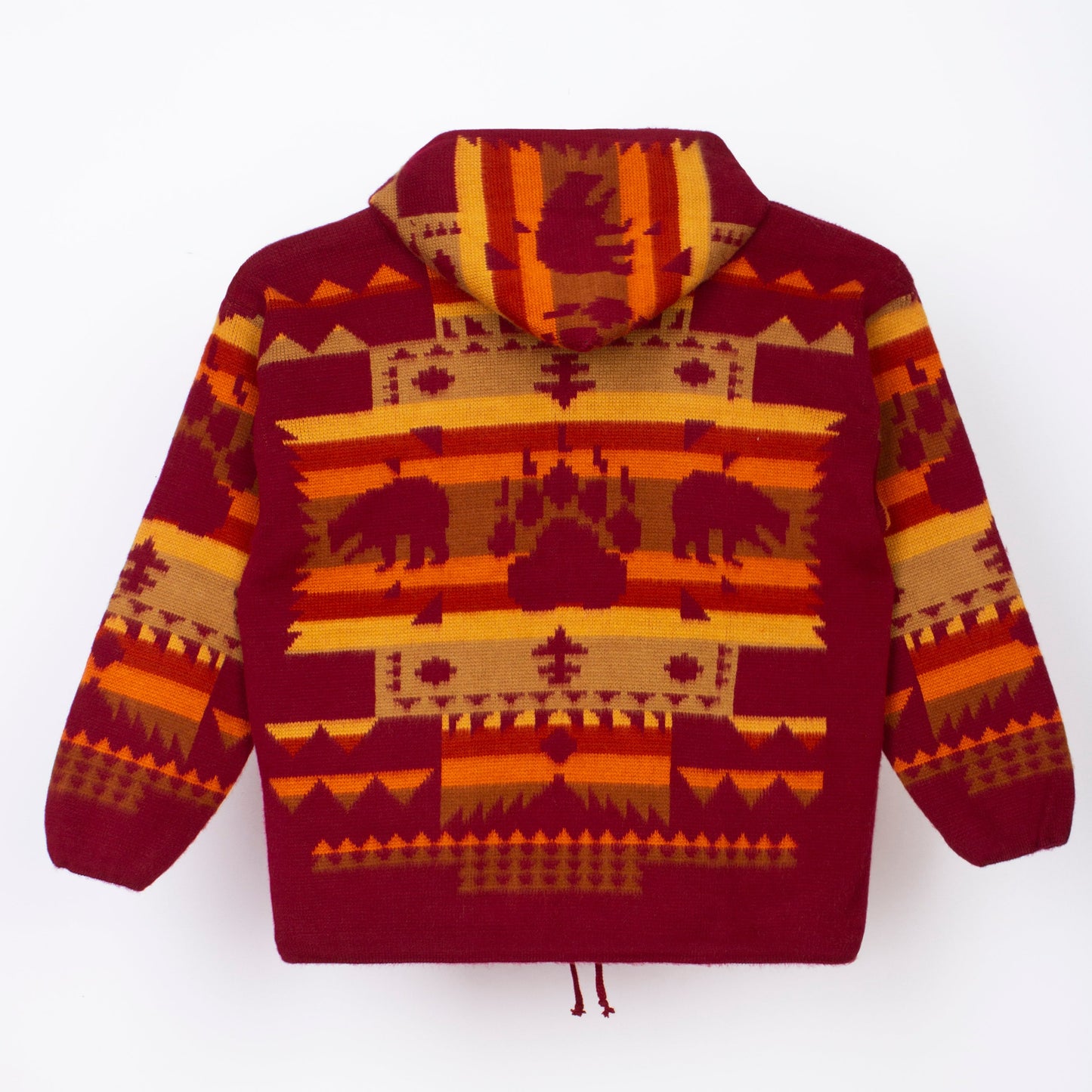 Orange Sunrise Wool Jacket