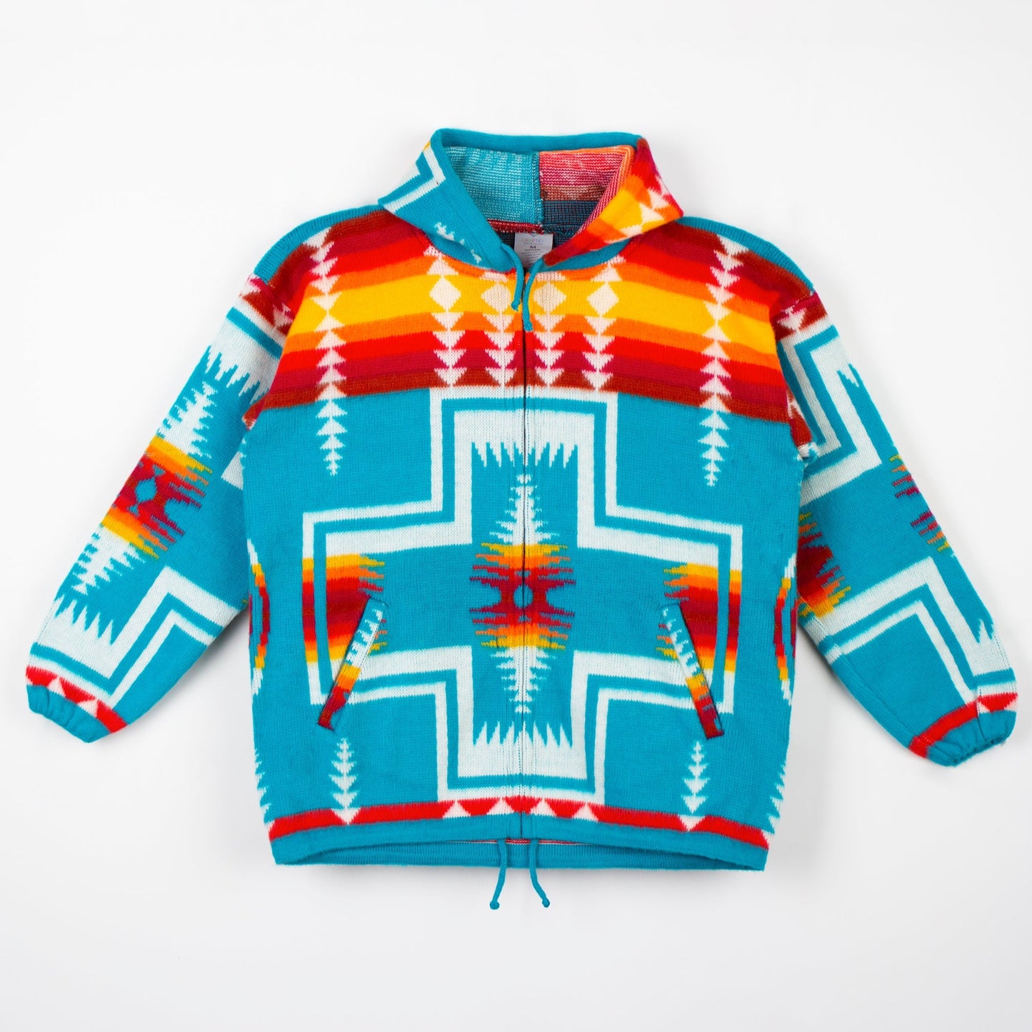 Turquoise Native Cross Jacket