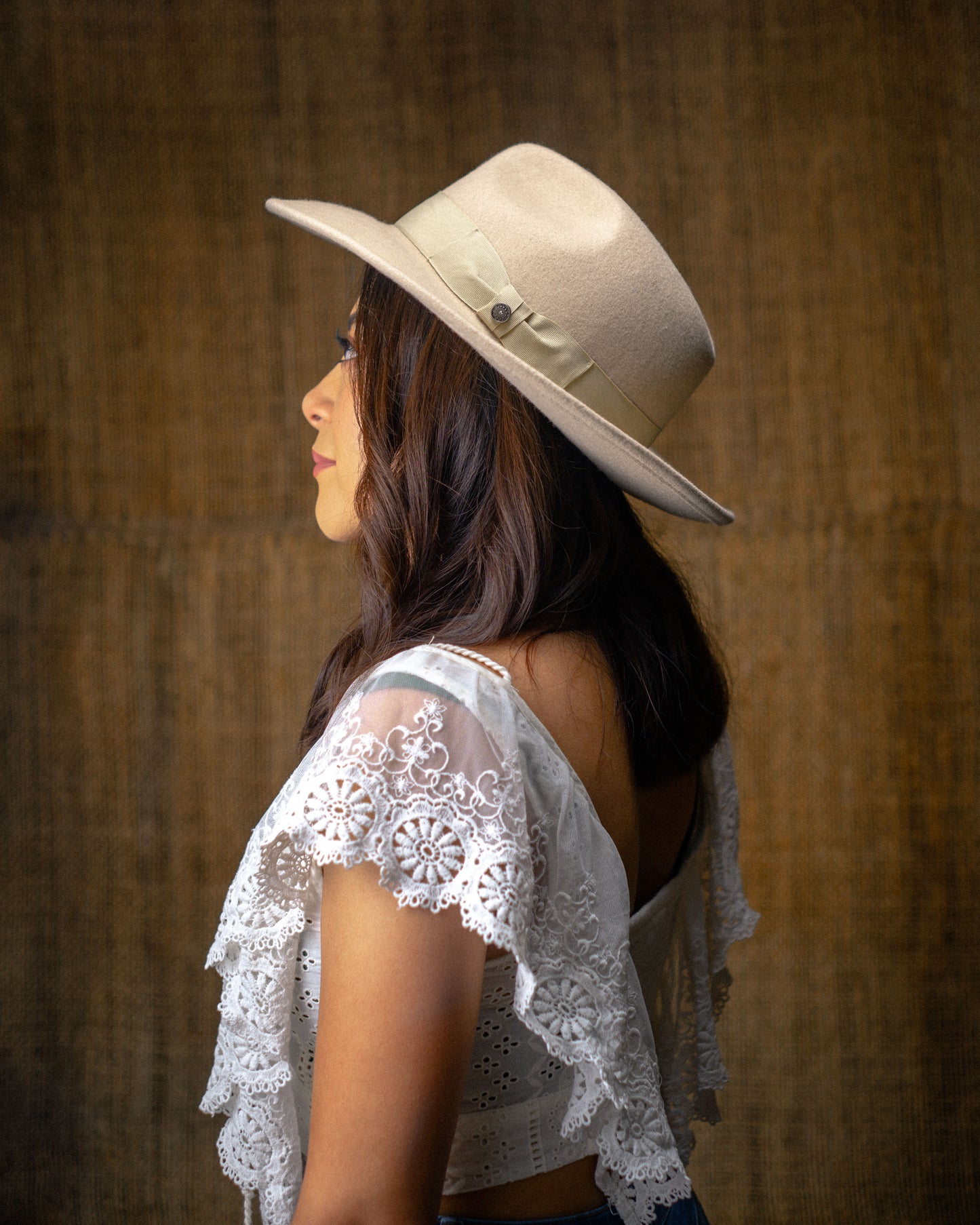 White Buffalo BOW Brim Hat