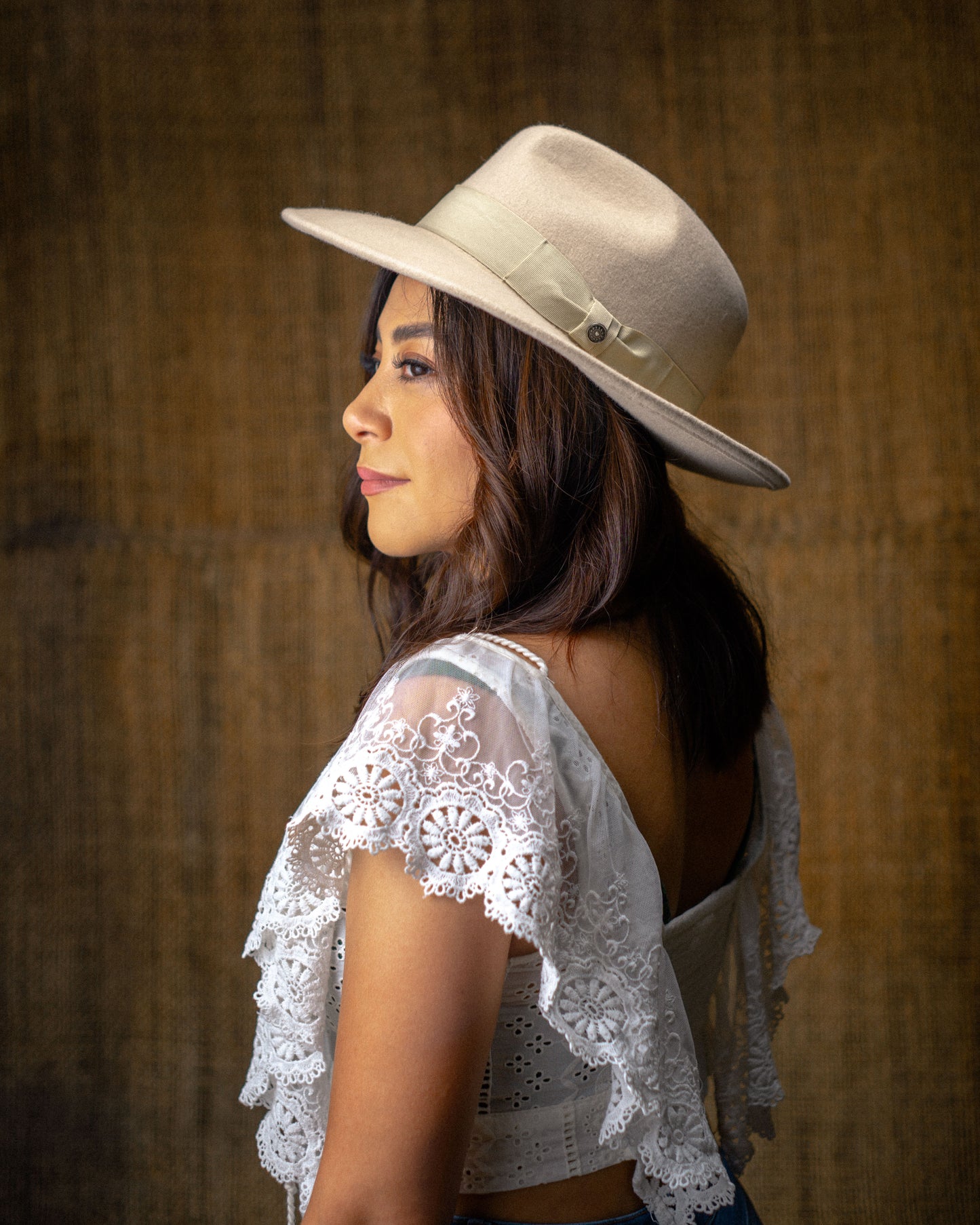 White Buffalo BOW Brim Hat