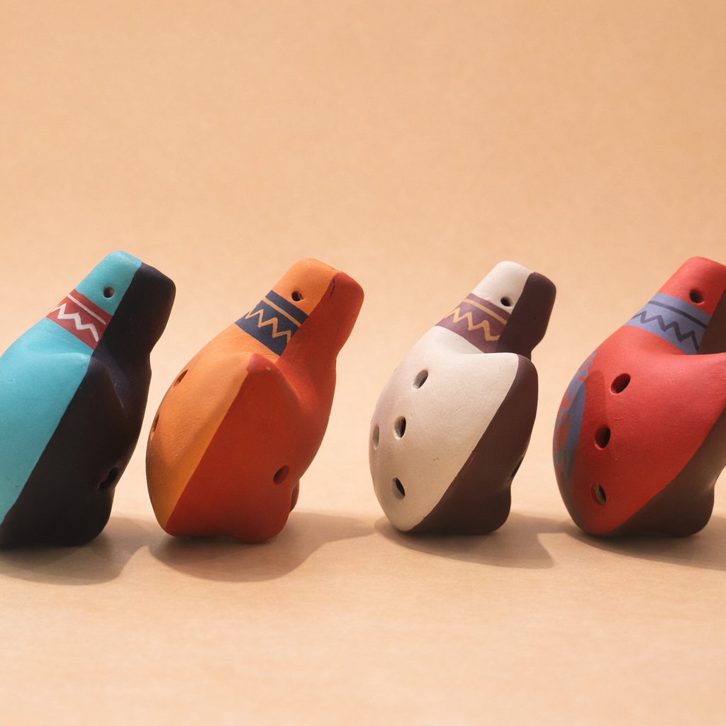 Handmade Kokopelli Ocarina – Ceramic Flute