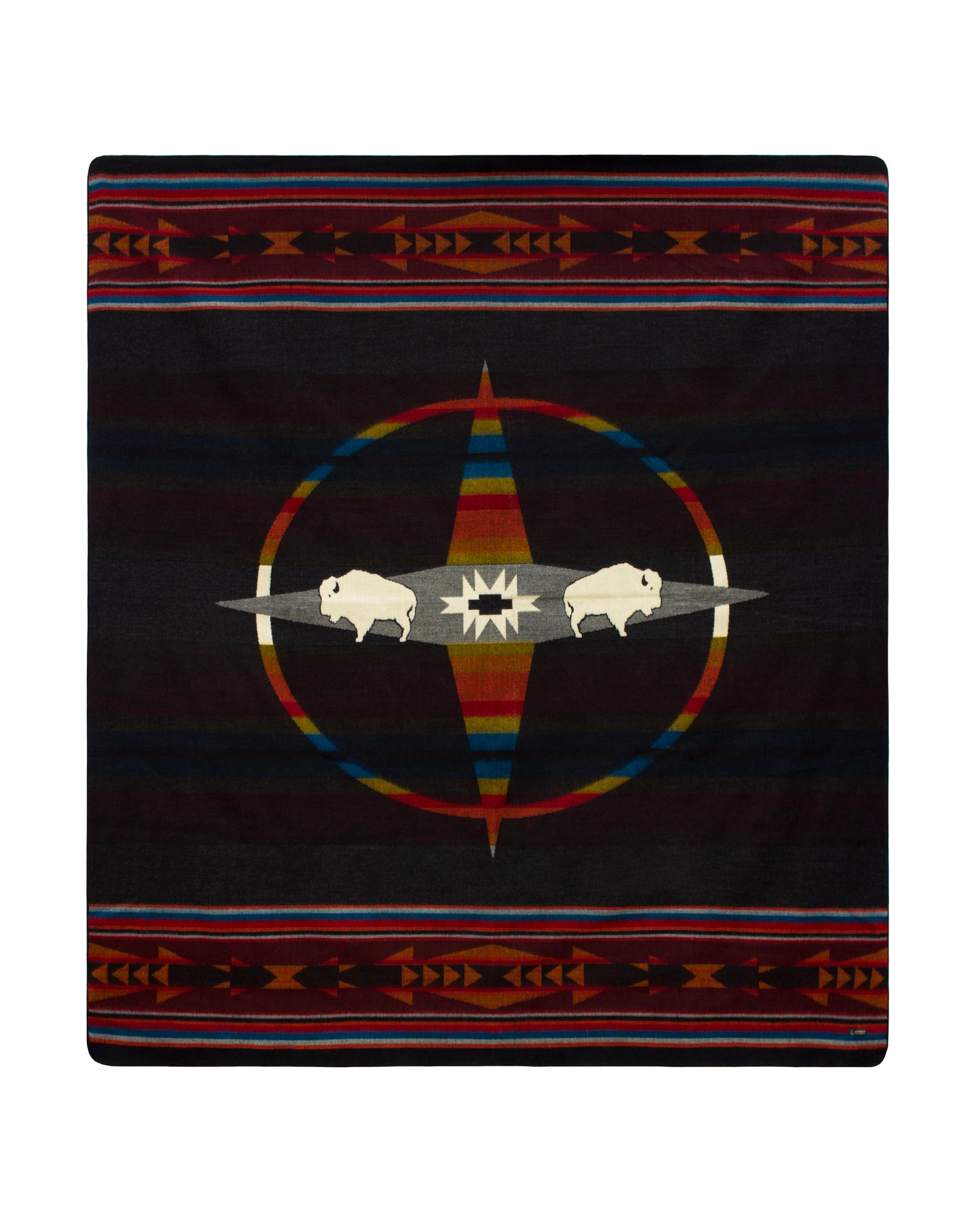 alpaca wool blend southwest queen blanket bison haven indigenous design
