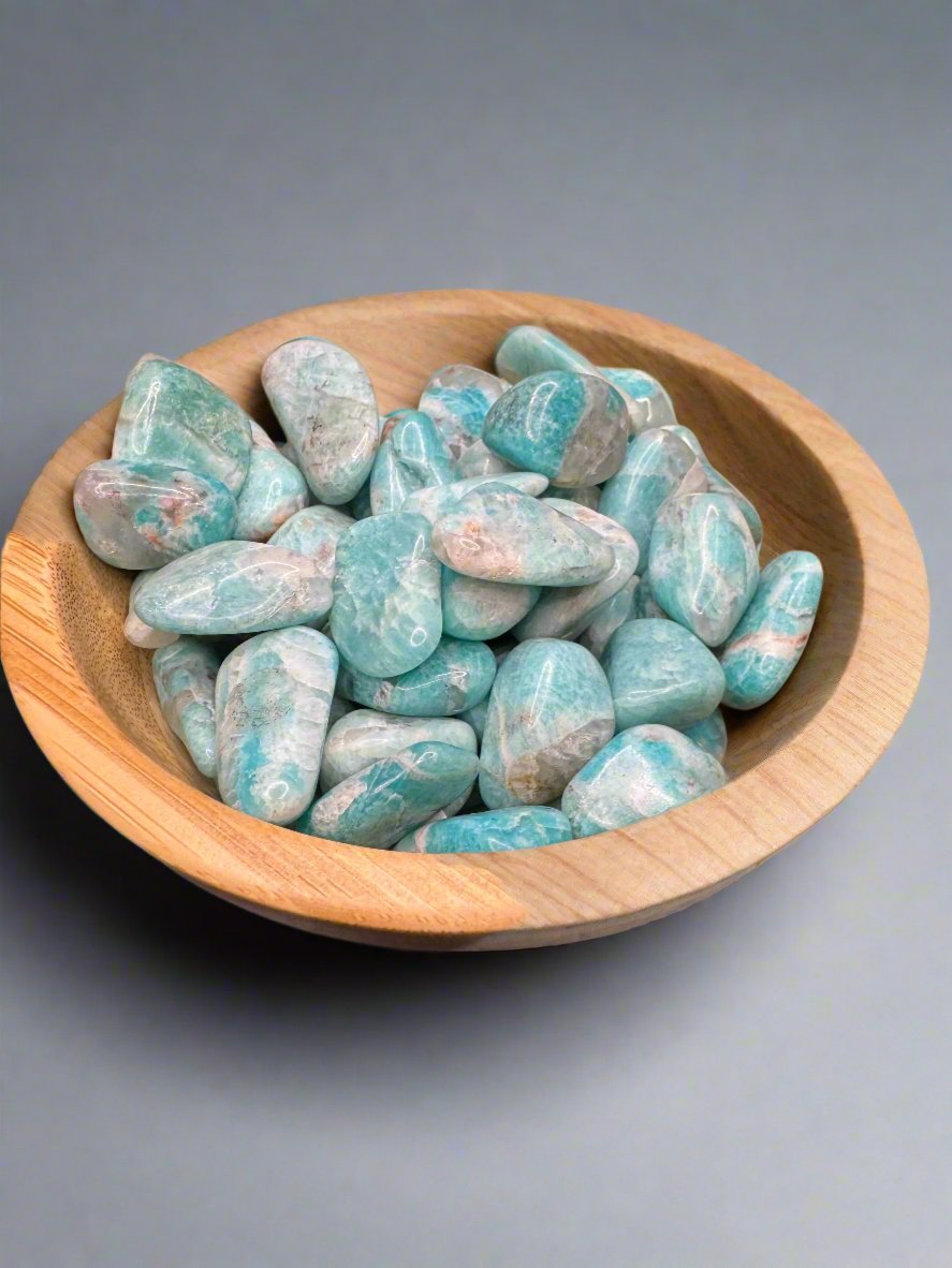 Amazonite Calming Stone for Clarity & Balance Emotional Healing & Stress Relief