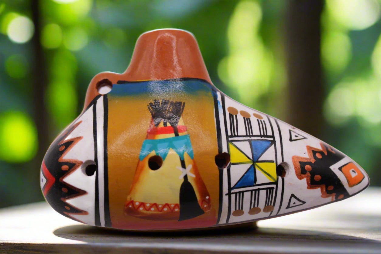 Painted Desert Teepee Ocarina