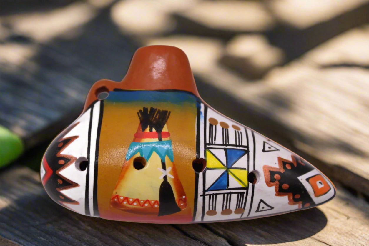 Painted Desert Teepee Ocarina