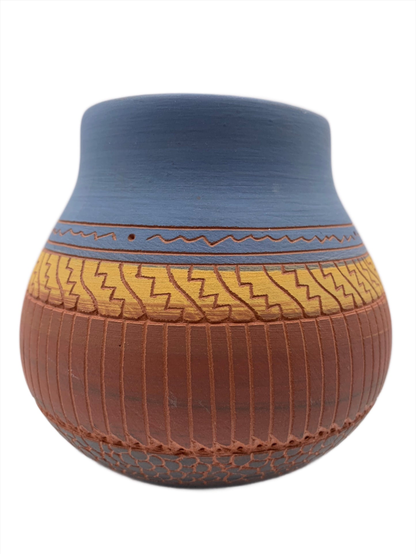 Navajo Etched Pottery by Amber Willie