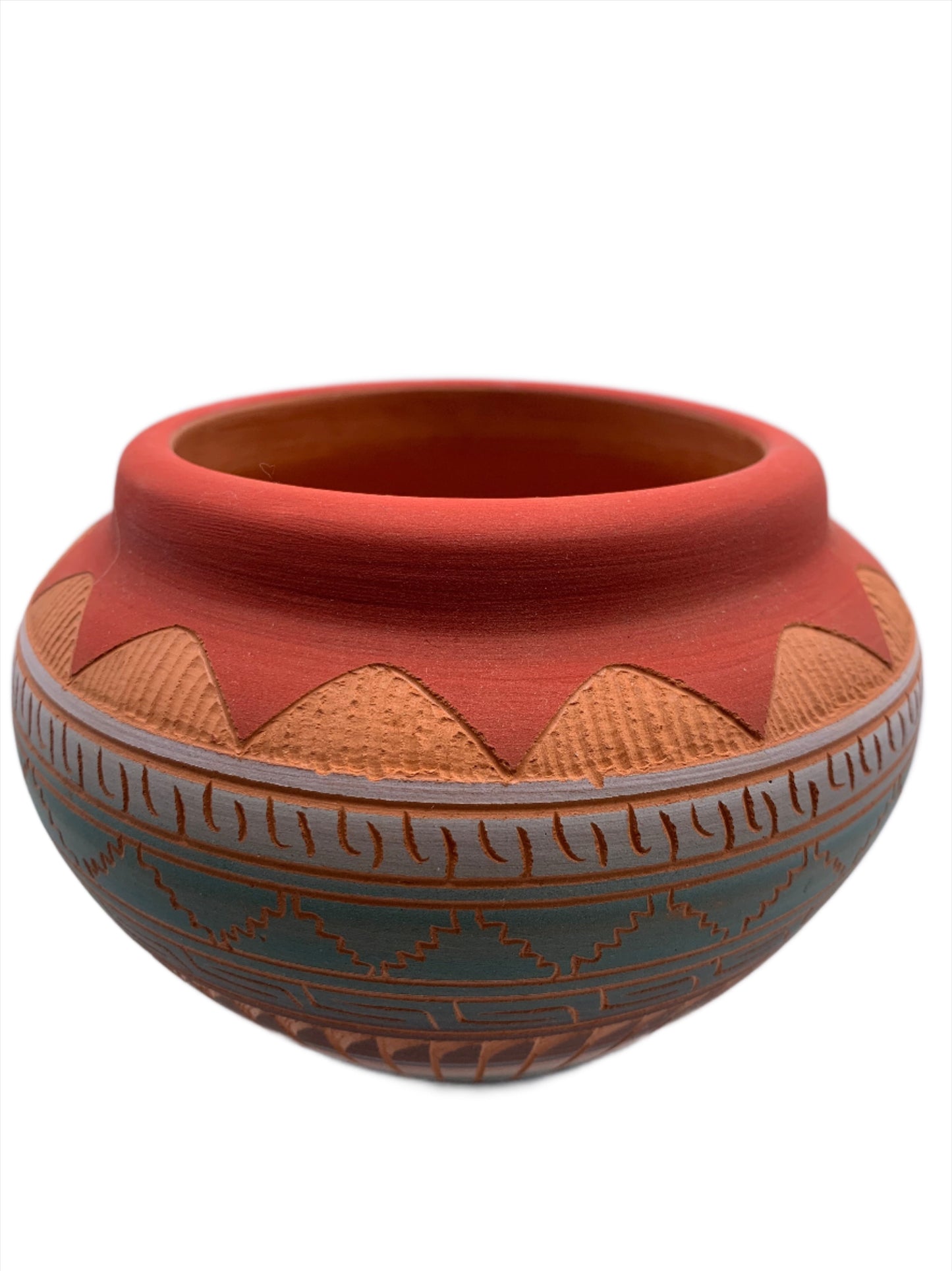 Navajo Etched Pottery by Robinson Valencia