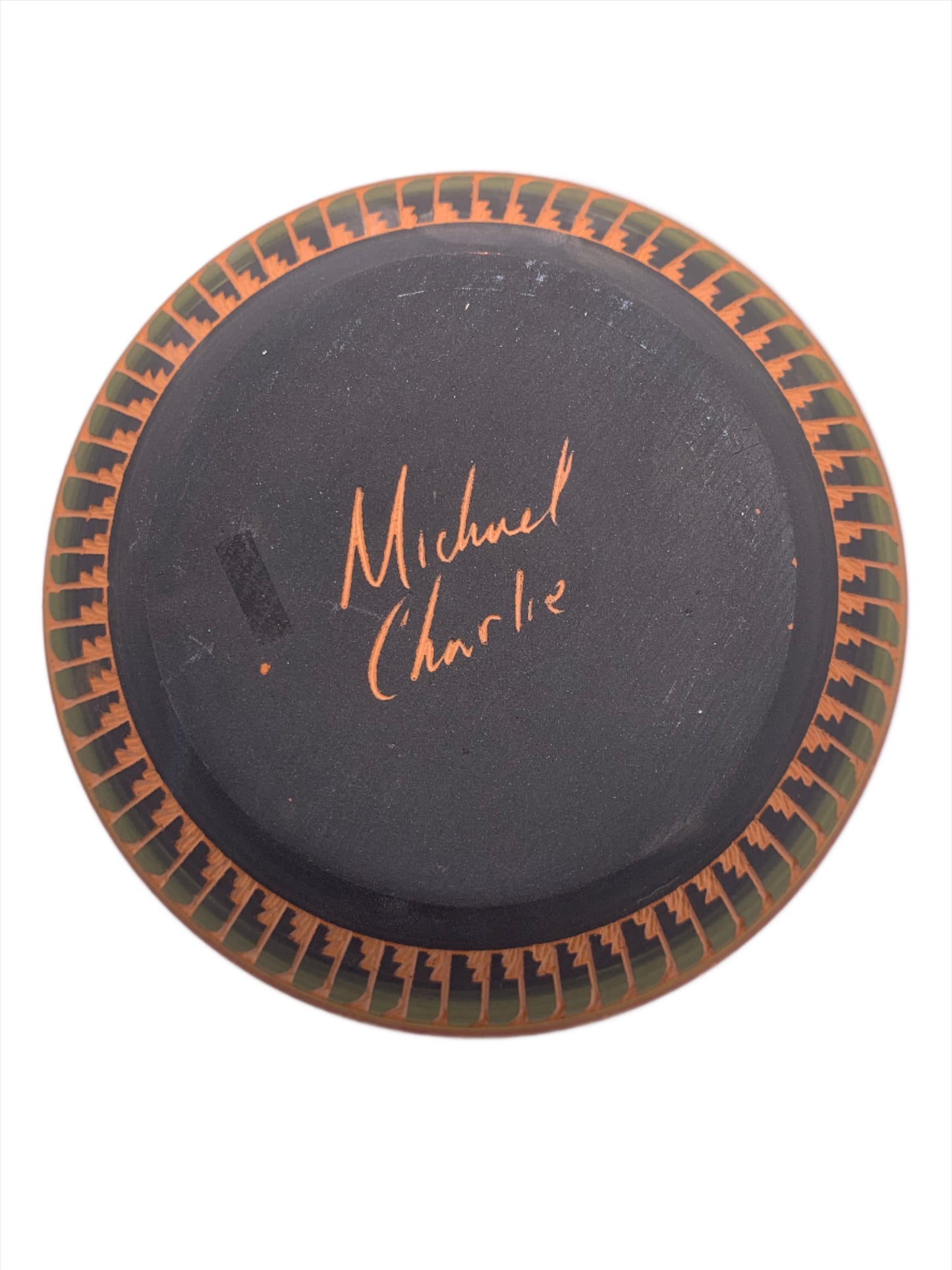 Navajo Etched Pottery  By Michael Charlie