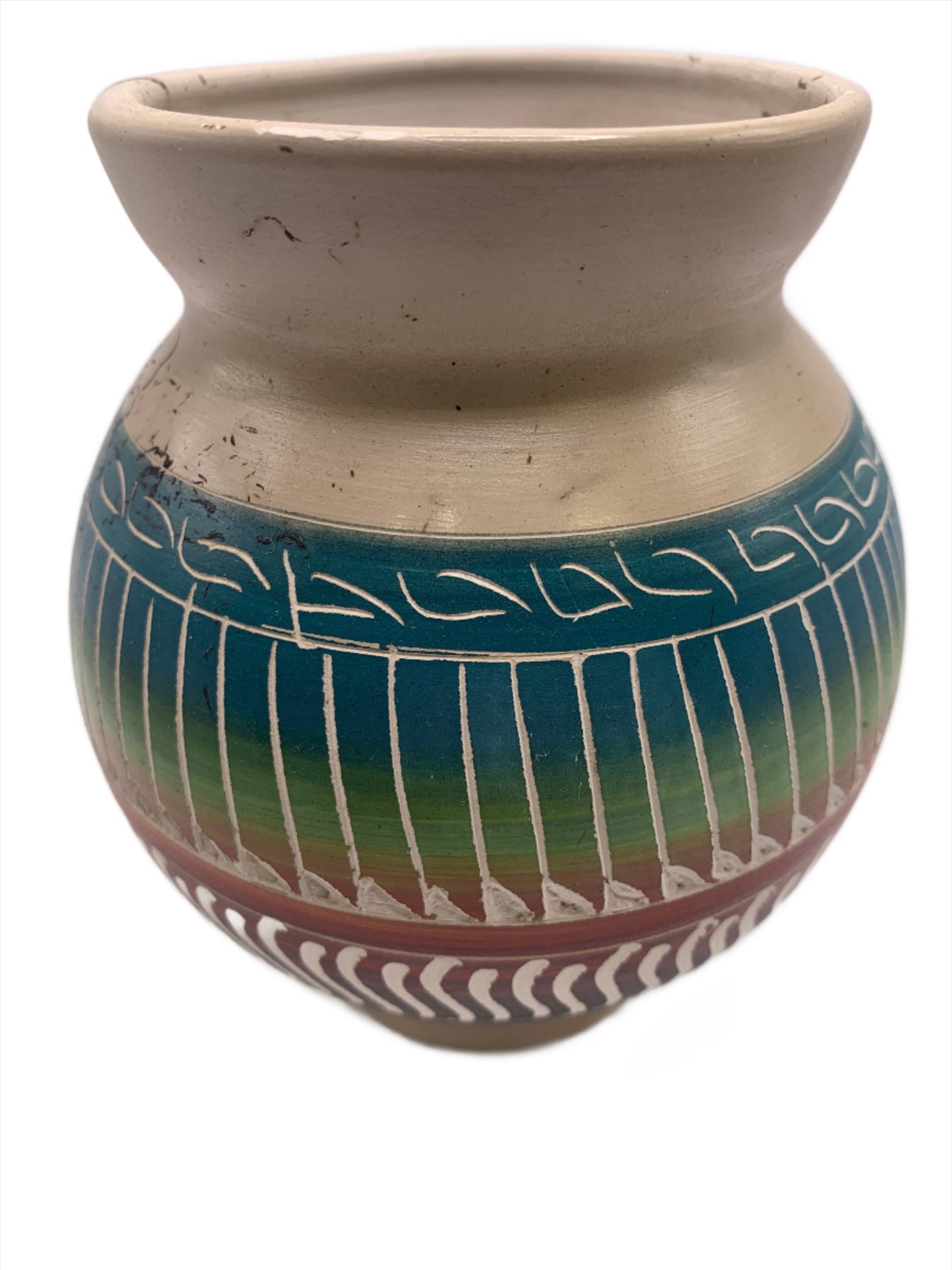 Navajo Etched Hand Crafted Pottery
