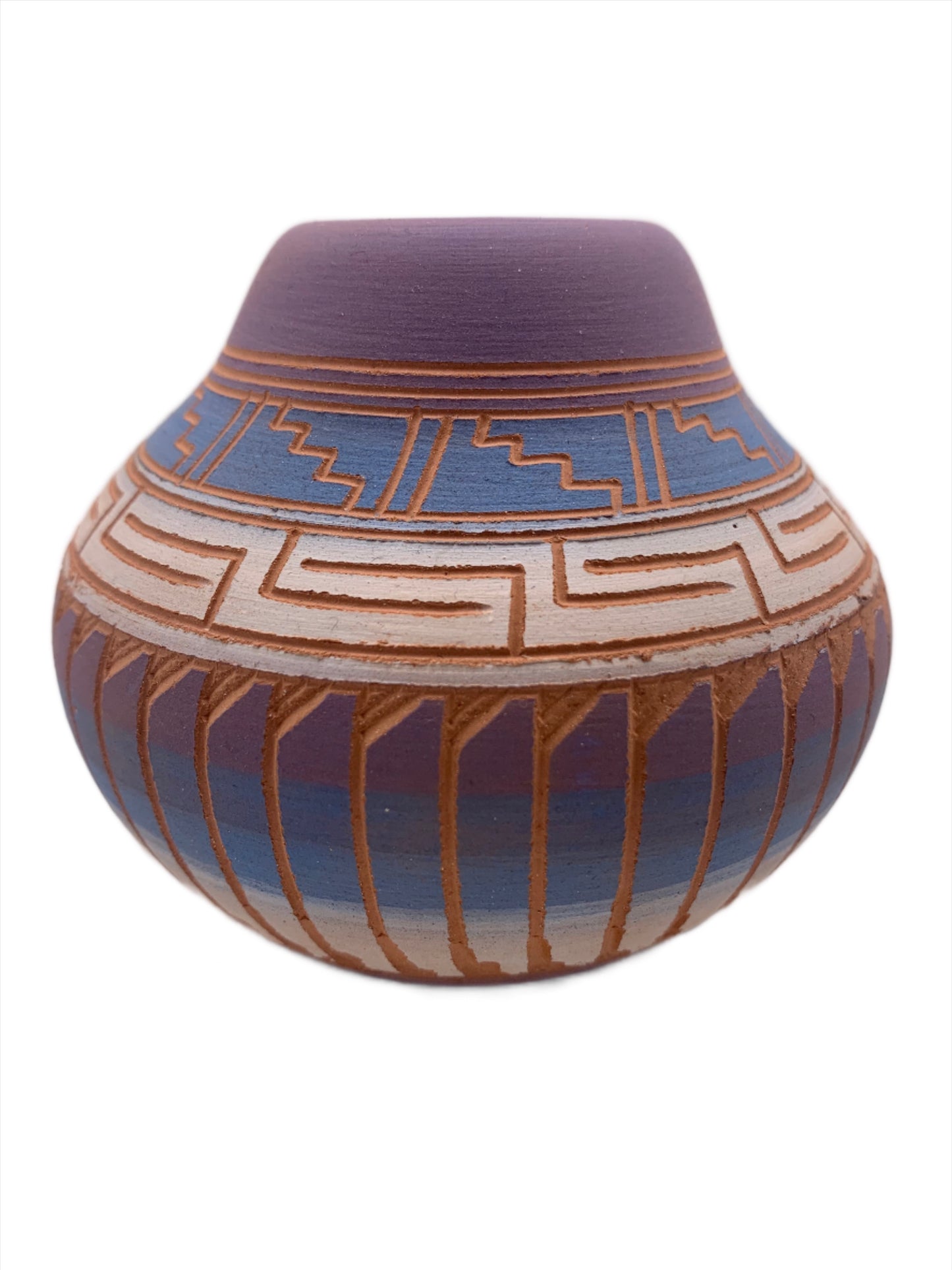 Navajo Etched Pottery  By Yulissa Charlie