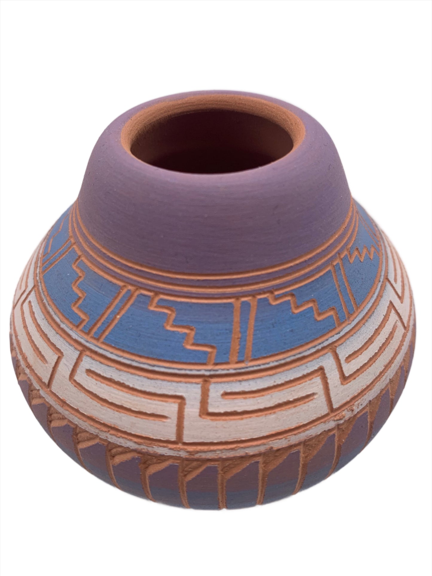 Navajo Etched Pottery  By Yulissa Charlie